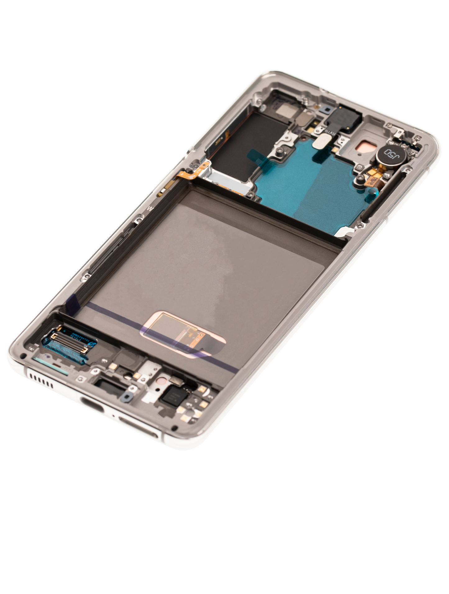 OLED Assembly With Frame For Samsung Galaxy S21 5G (Refurbished) (Phantom White)