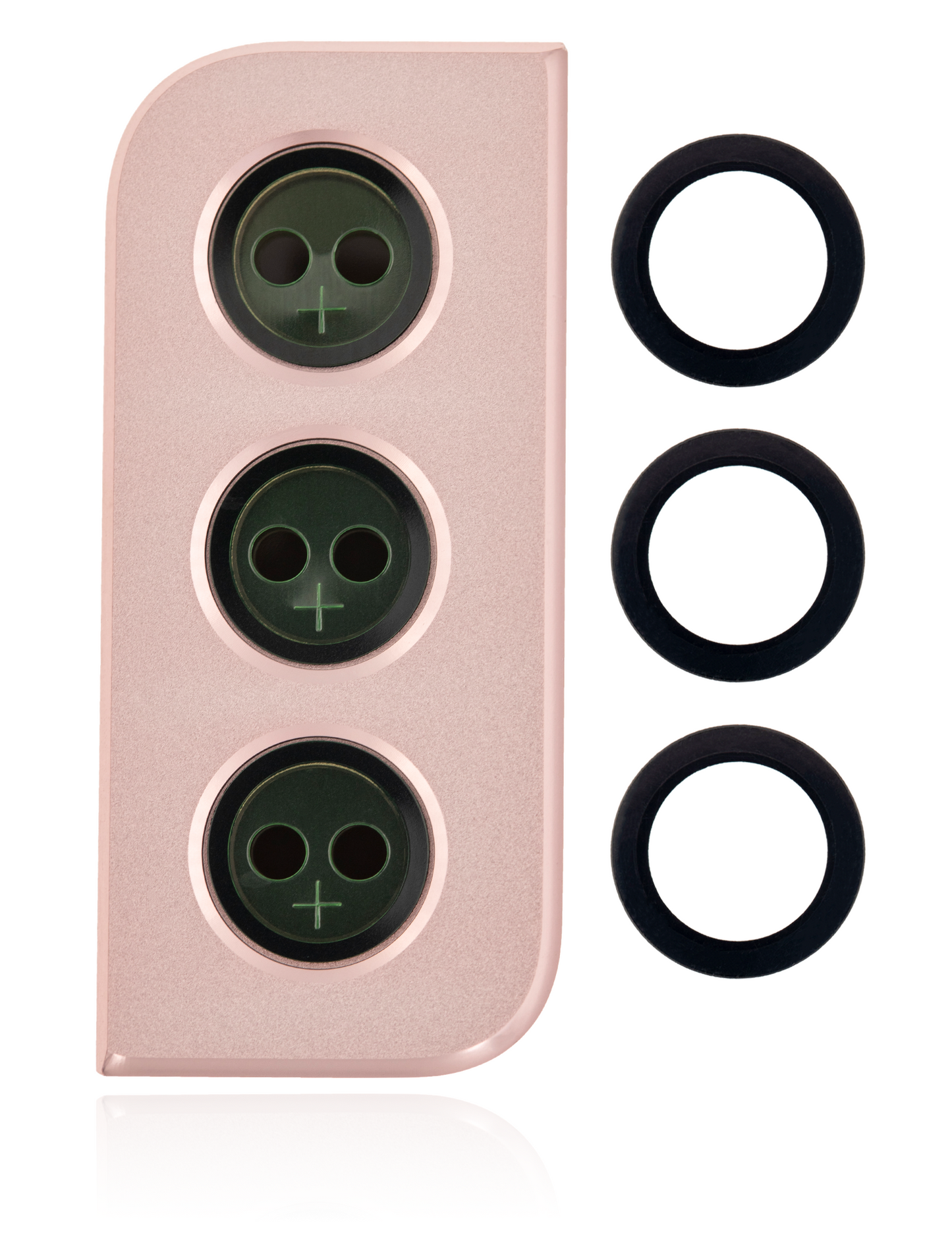 Back Camera Lens With Cover Bezel Ring For Samsung Galaxy S21 (Phantom Pink)