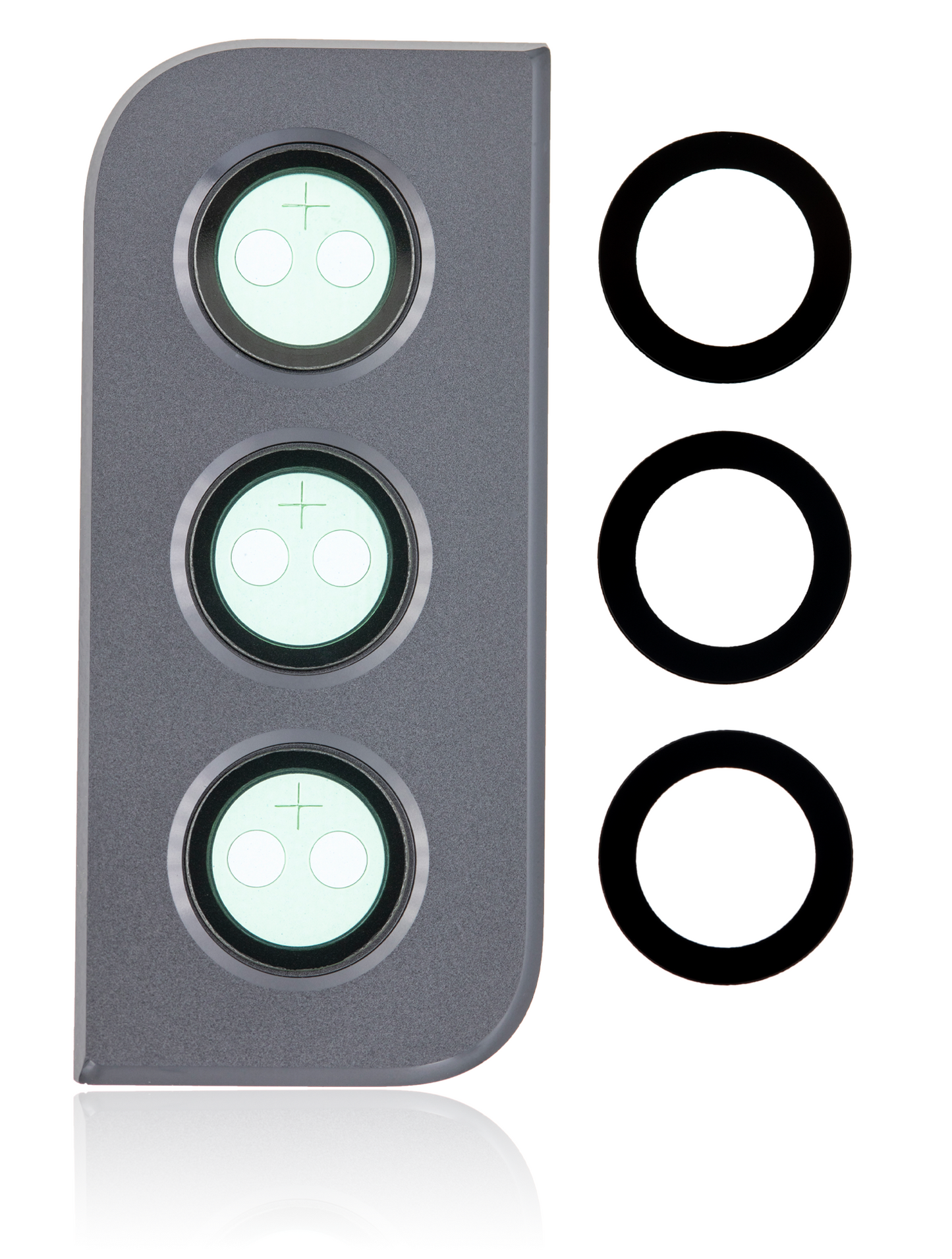 Back Camera Lens With Cover Bezel Ring For Samsung Galaxy S21 5G (Phantom Gray)