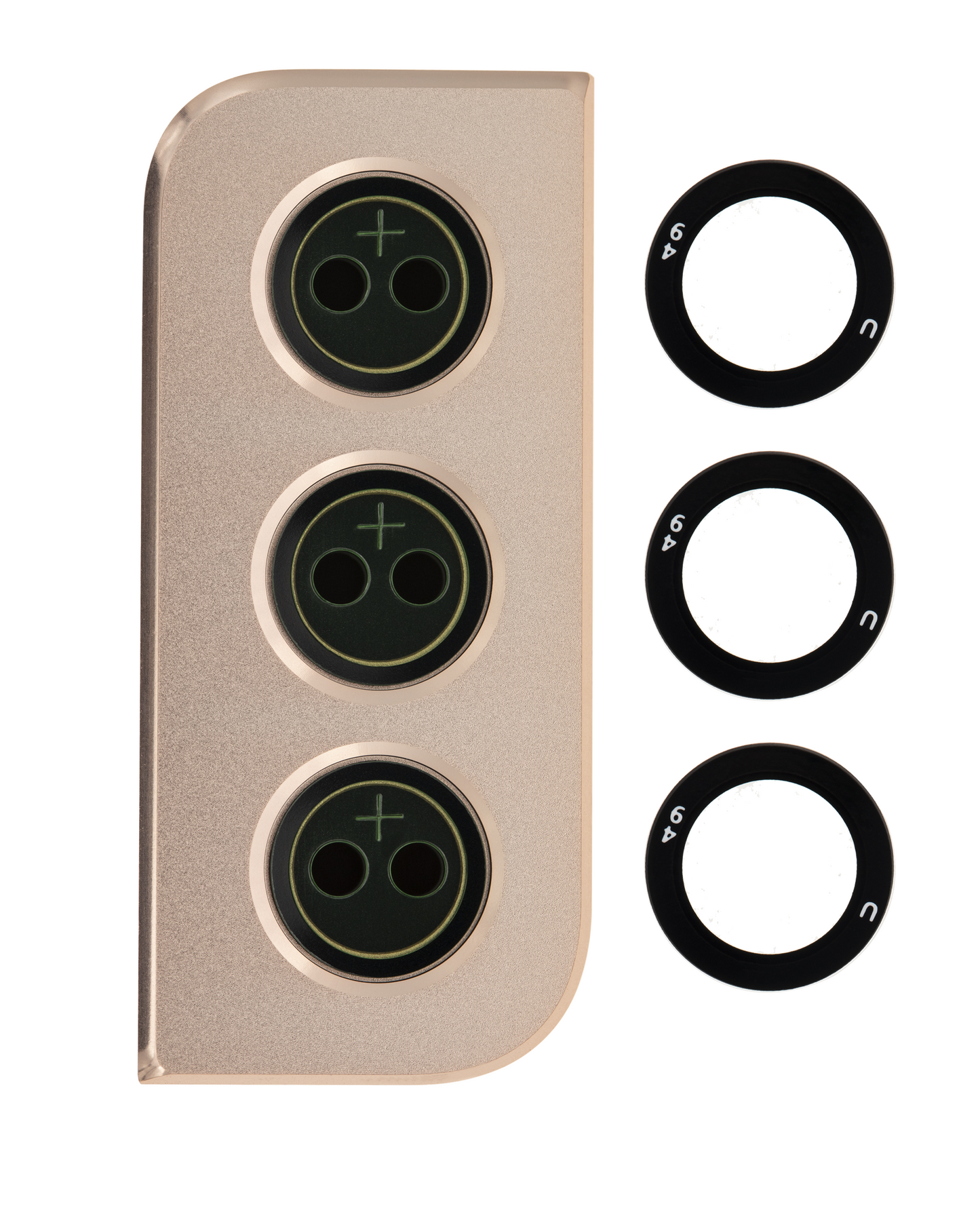 Back Camera Lens With Cover Bezel Ring For Samsung Galaxy S21 5G (Gold)