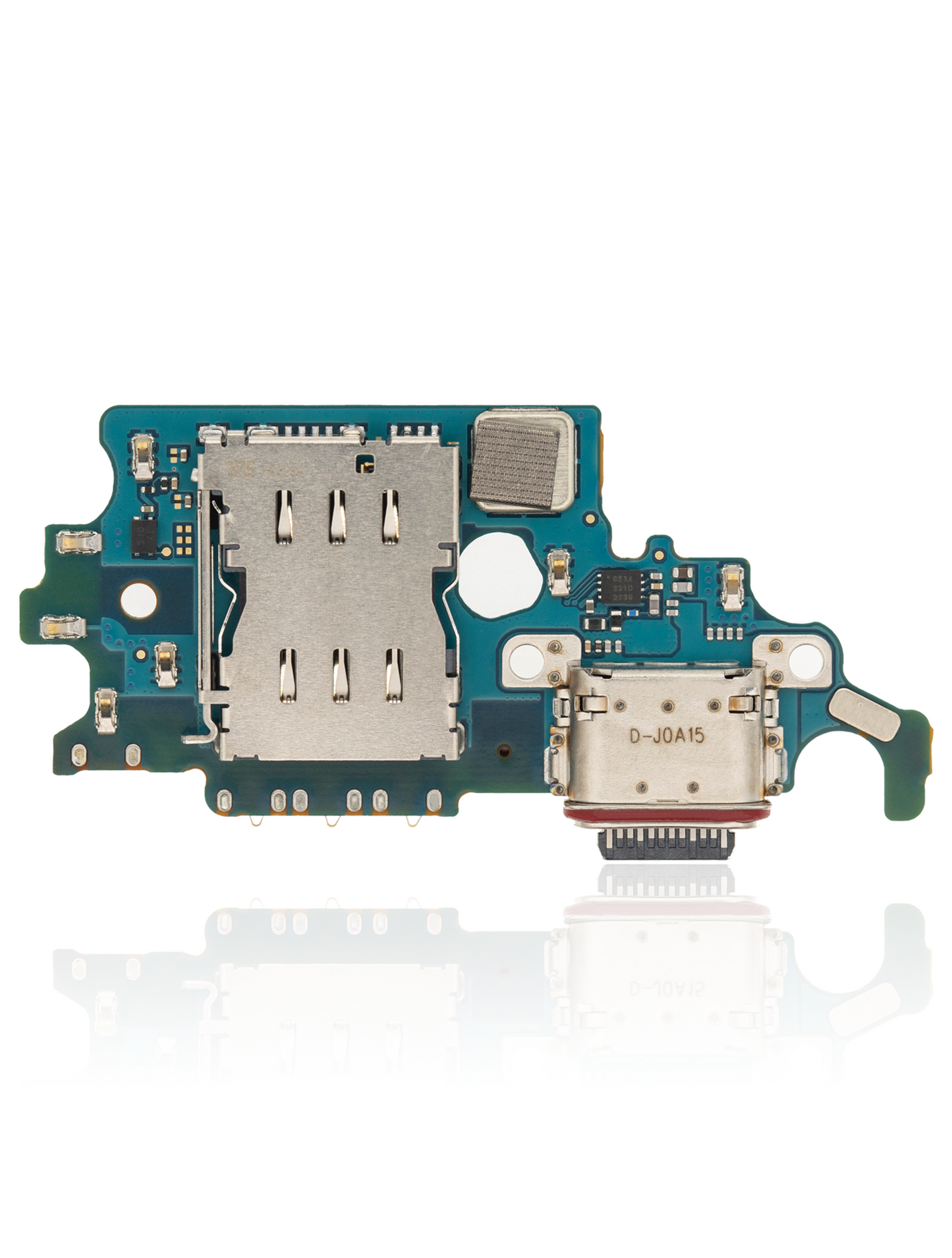 Charging Port Board With Sim Card Reader For Samsung Galaxy S21 5G (G991U) (US Version) (Premium)