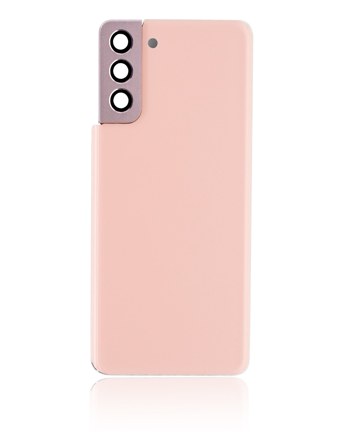 Back Cover Glass With Camera Lens For Samsung Galaxy S21 Plus (No Logo) (Aftermarket Plus) (Phantom Pink)
