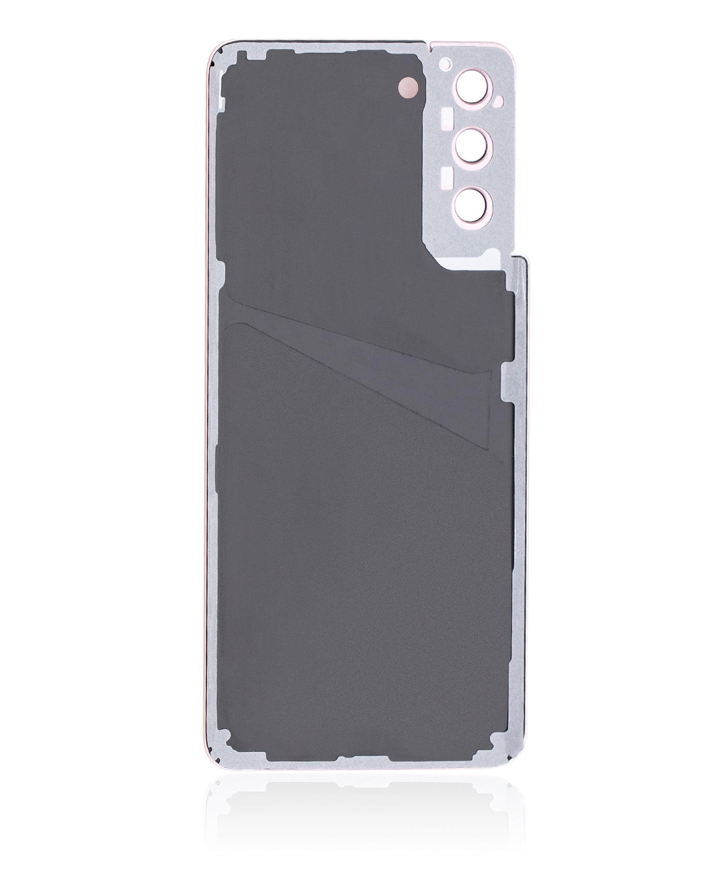 Back Cover Glass With Camera Lens For Samsung Galaxy S21 Plus (No Logo) (Aftermarket Plus) (Phantom Pink)