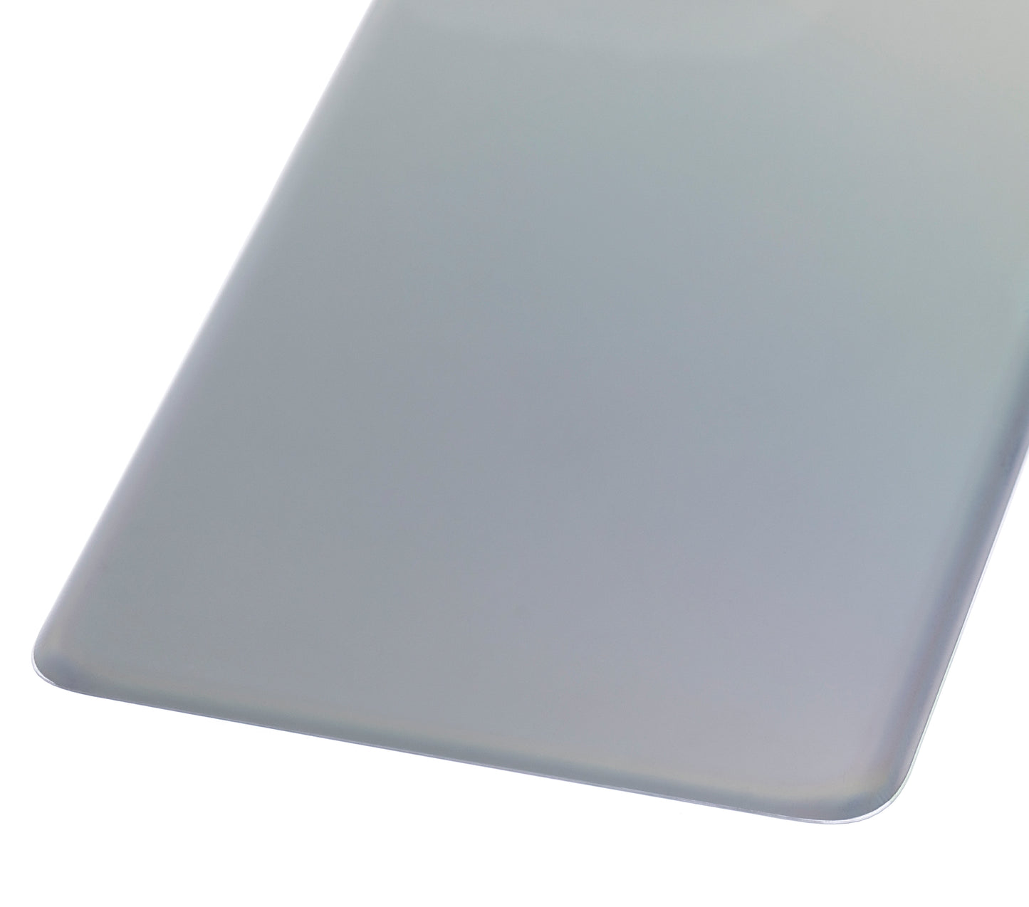 Back Cover Glass With Camera Lens For Samsung Galaxy S21 Ultra (No Logo) (Aftermarket Plus) (Phantom Silver)