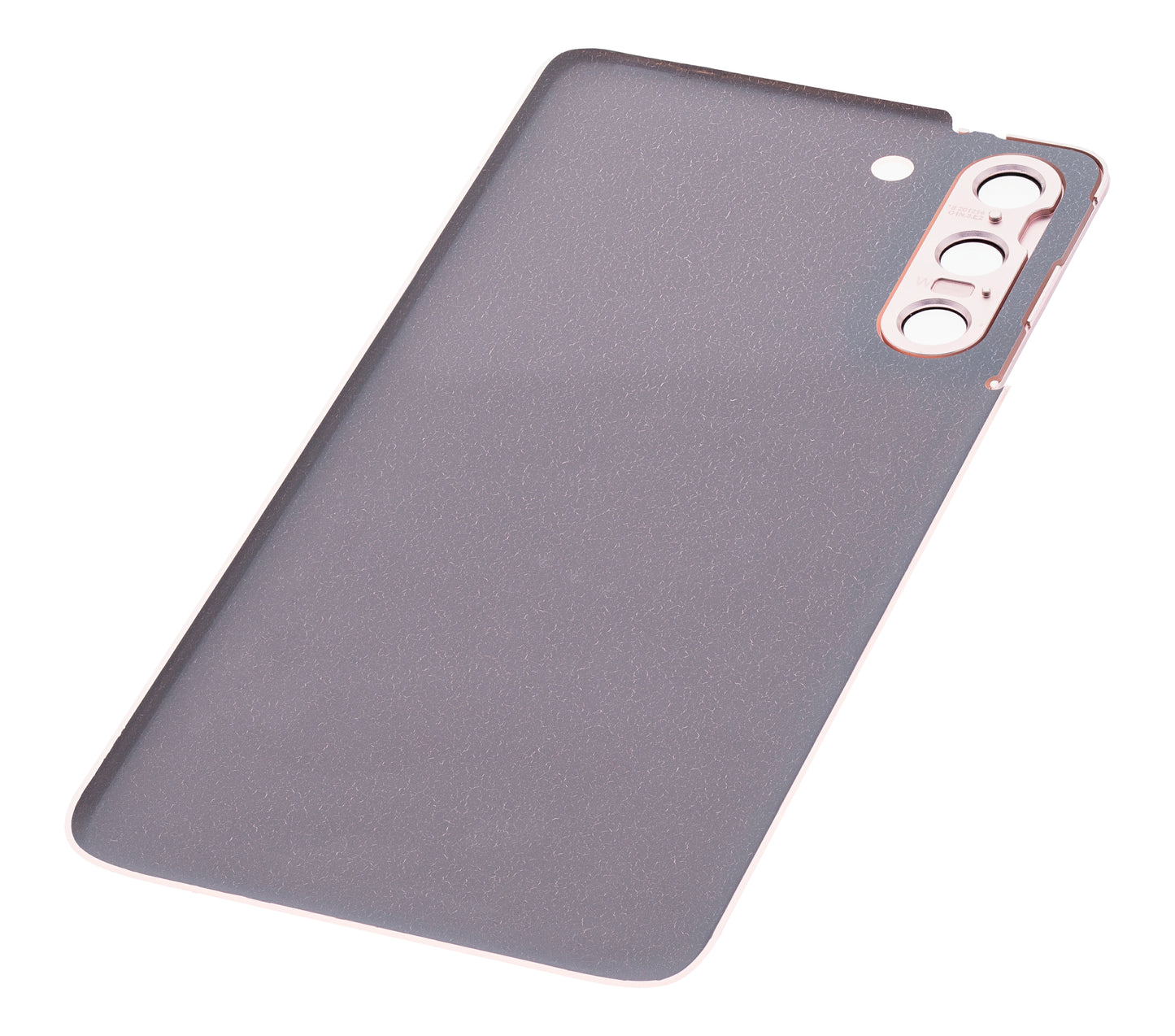 Back Cover Glass With Camera Lens For Samsung Galaxy S21 5G (No Logo) (Aftermarket Plus) (Phantom Pink)