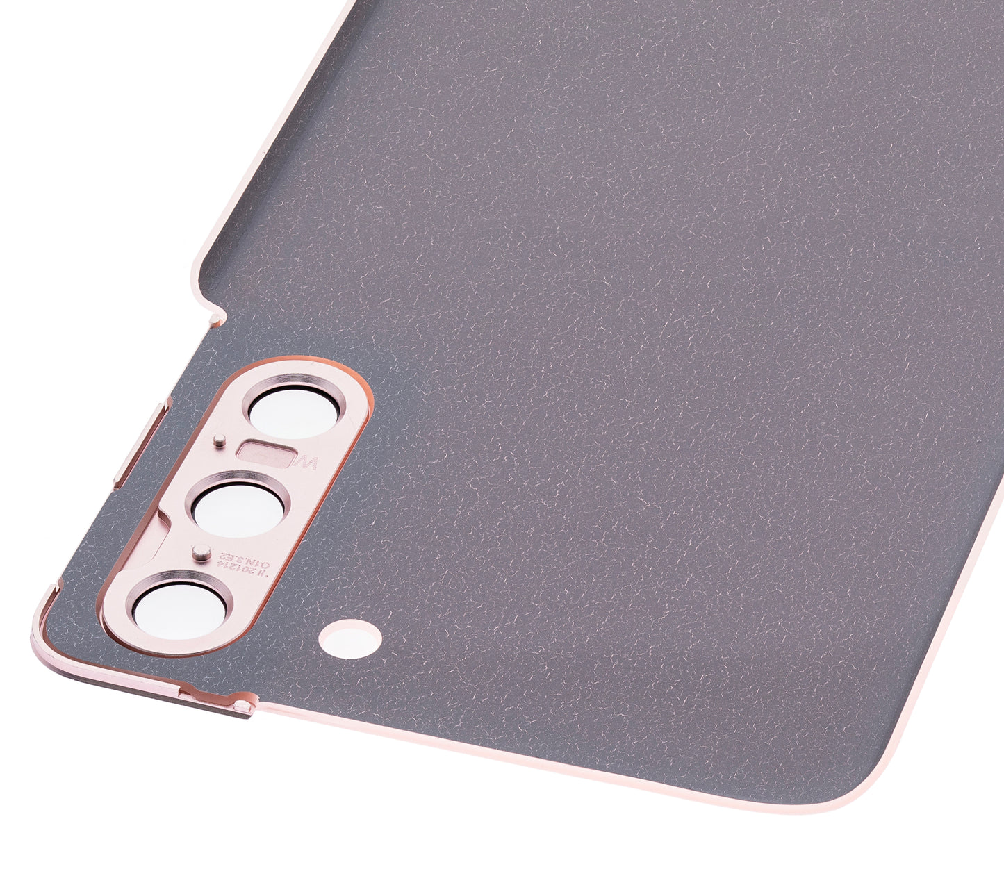Back Cover Glass With Camera Lens For Samsung Galaxy S21 5G (No Logo) (Aftermarket Plus) (Phantom Pink)