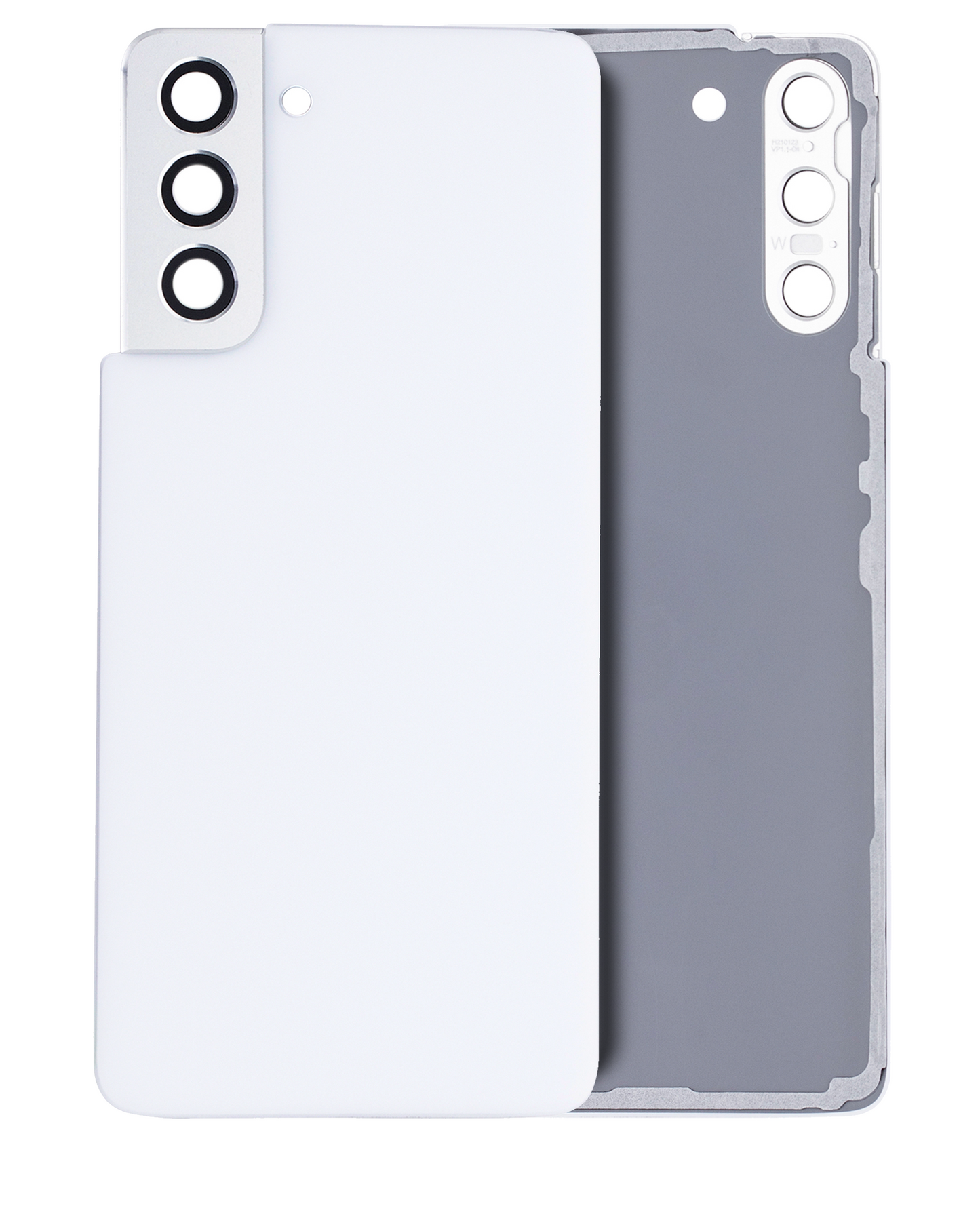 Back Cover Glass With Camera Lens For Samsung Galaxy S21 5G (Service Pack) (Phantom White)