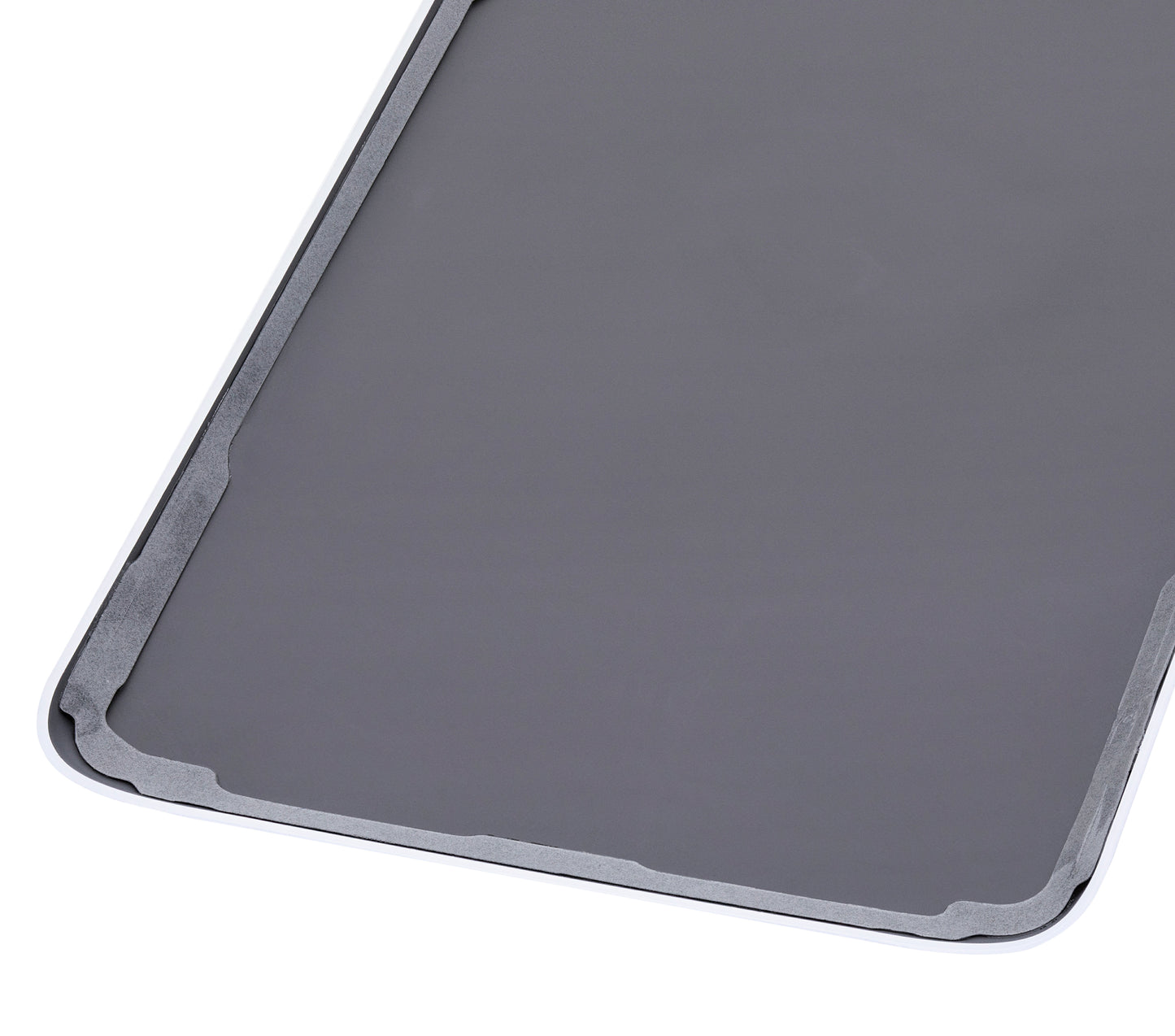 Back Cover Glass With Camera Lens For Samsung Galaxy S21 5G (No Logo) (Aftermarket Plus) (Phantom White)