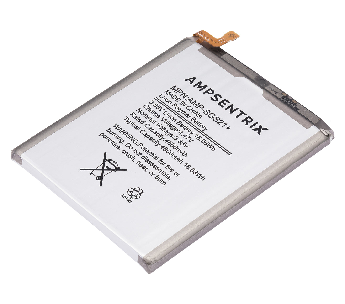 Replacement Battery For Samsung Galaxy S21 Plus (EB-BG996ABY) (Ampsentrix Pro)