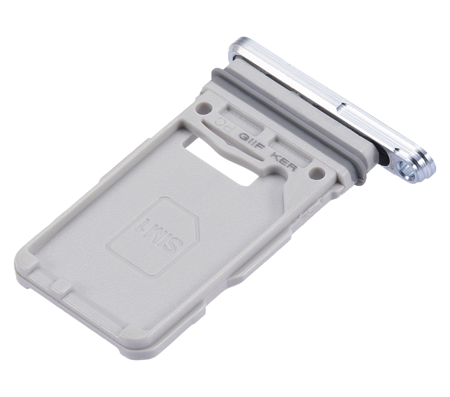 Single Sim Card Tray For Samsung Galaxy S21 Plus (Phantom Silver)