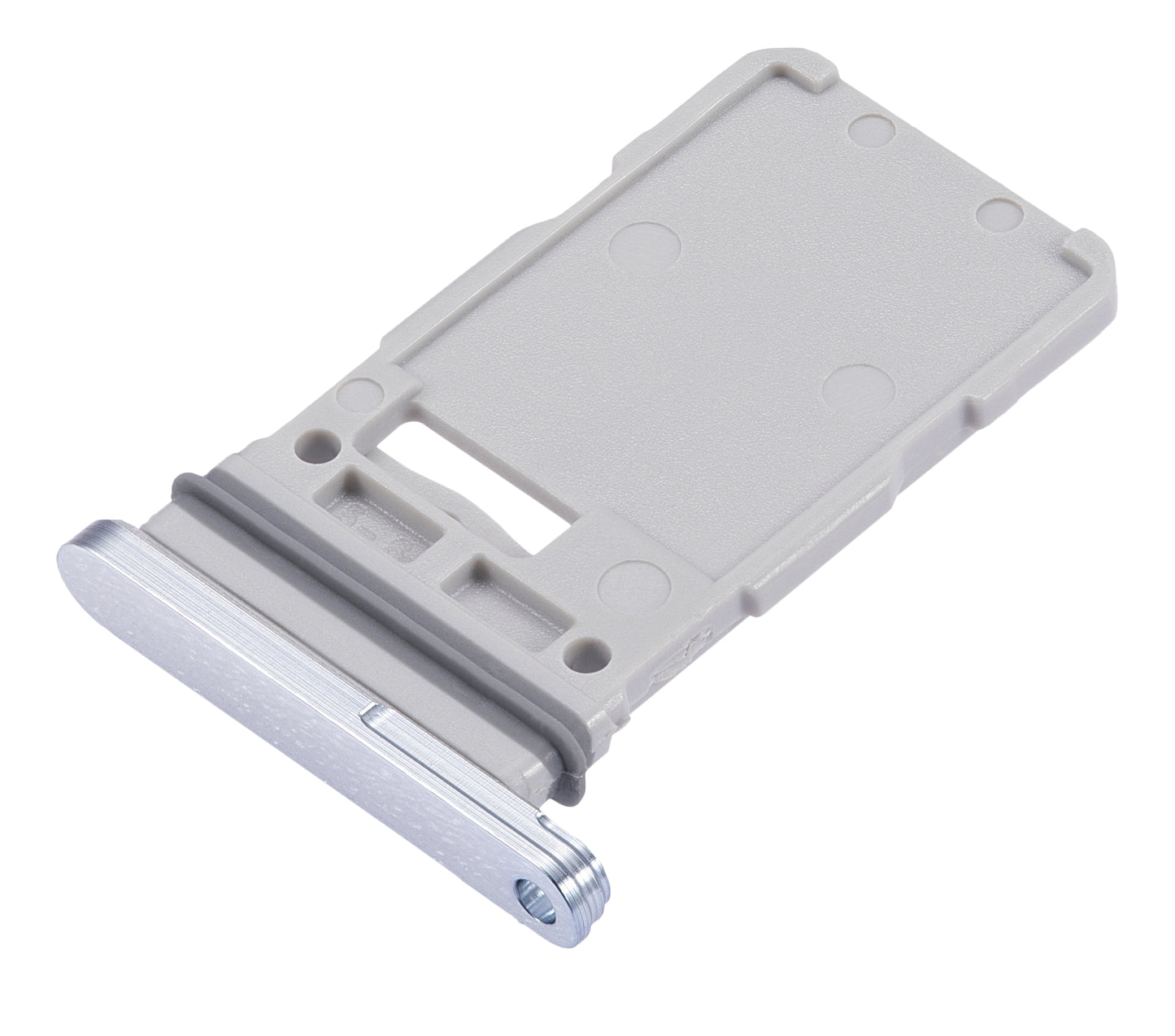 Single Sim Card Tray For Samsung Galaxy S21 Plus (Phantom Silver)