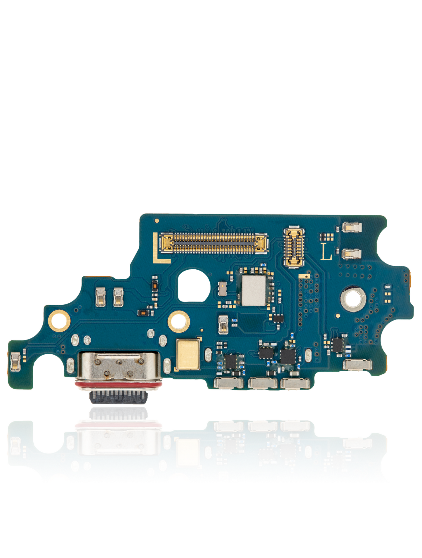 Charging Port Board With Sim Card Reader For Samsung Galaxy S21 Plus (G996B) (International Version) (Premium)