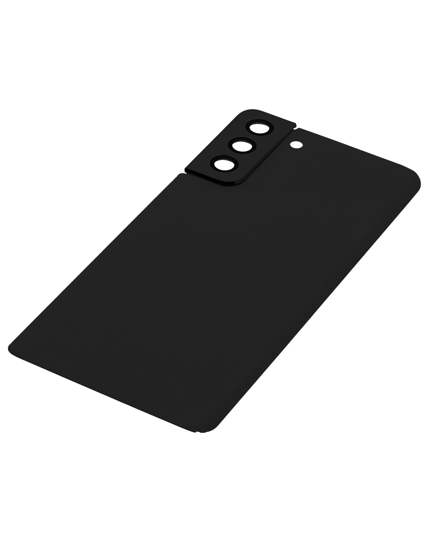 Back Cover Glass With Camera Lens For Samsung Galaxy S21 Plus (Service Pack) (Phantom Black)