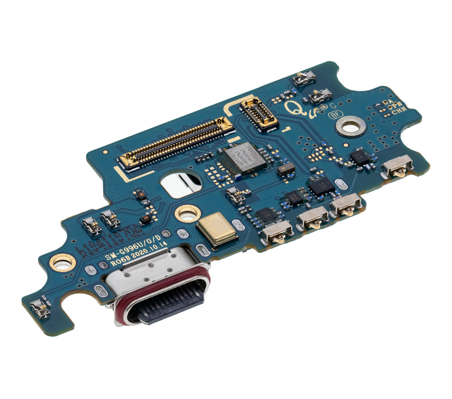 Charging Port Board With Sim Card Reader For Samsung Galaxy S21 Plus (G996U) (US Version) (Service Pack)