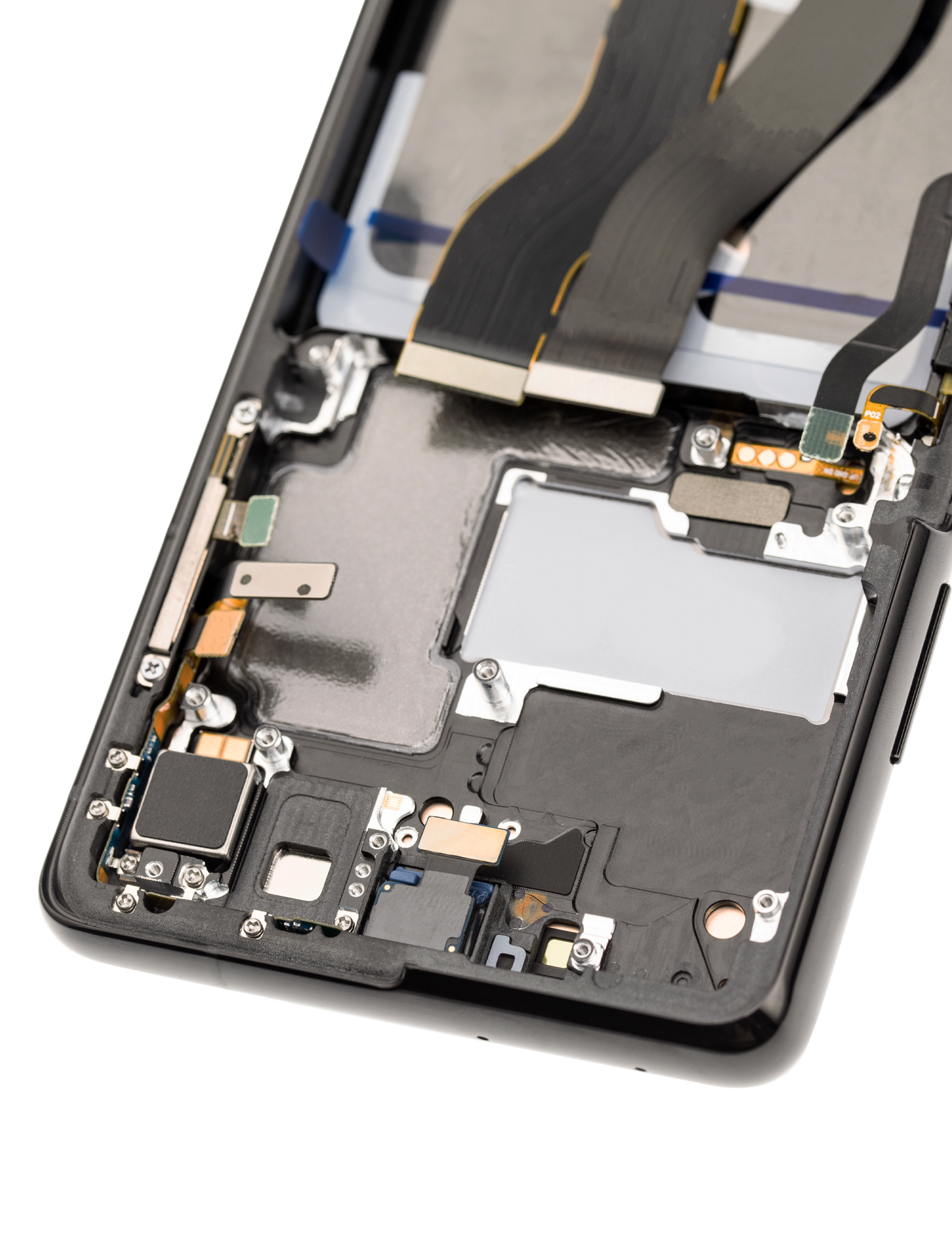 OLED Assembly With Frame For Samsung Galaxy S21 Ultra 5G (Refurbished) (Phantom Black)