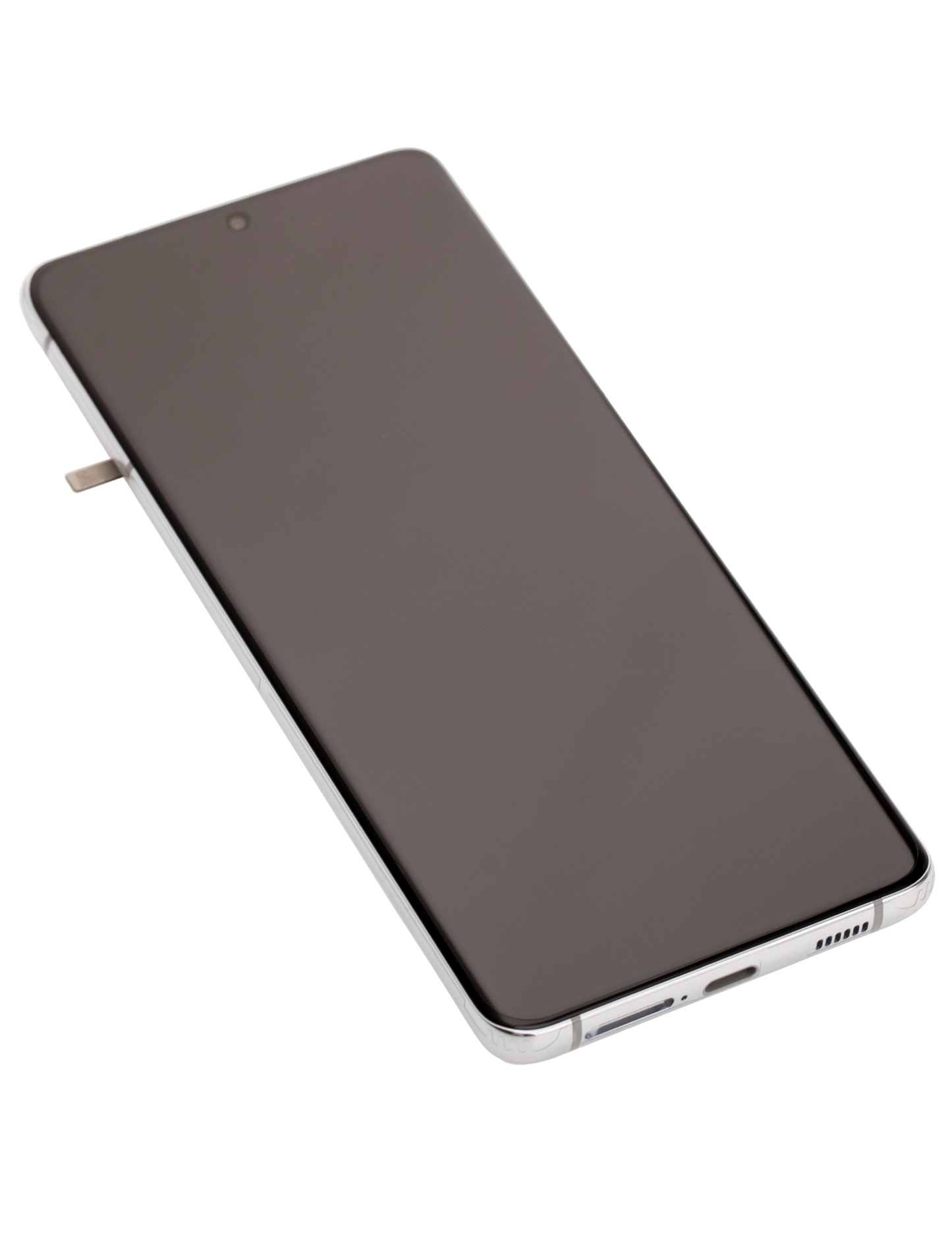 OLED Assembly With Frame For Samsung Galaxy S21 Ultra 5G (Refurbished) (Phantom Silver)