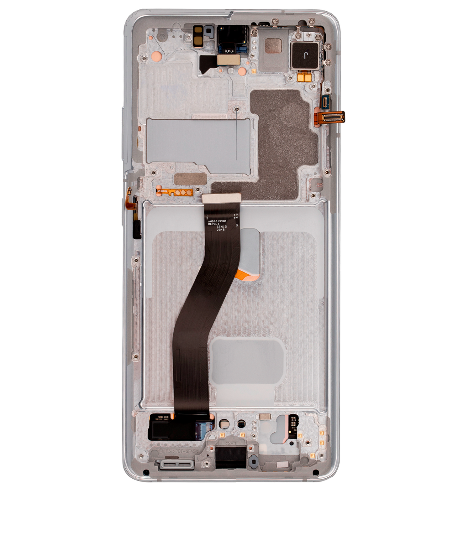 OLED Assembly With Frame For Samsung Galaxy S21 Ultra 5G (Refurbished) (Phantom Silver)