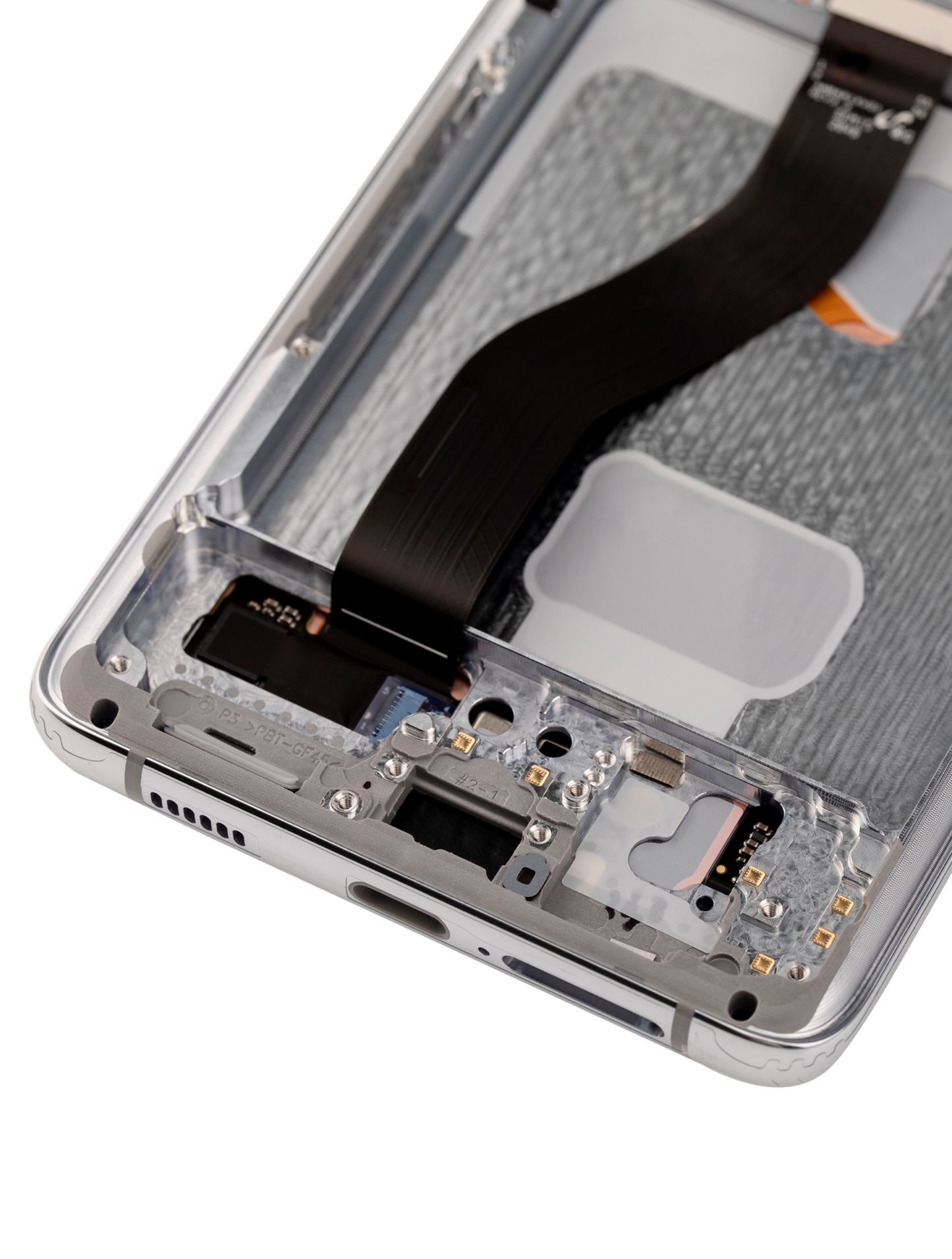 OLED Assembly With Frame For Samsung Galaxy S21 Ultra 5G (Refurbished) (Phantom Silver)