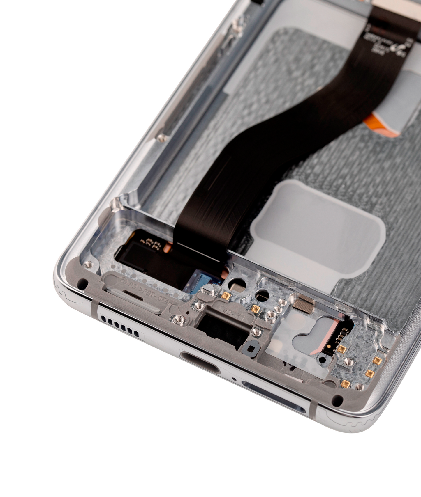 OLED Assembly With Frame For Samsung Galaxy S21 Ultra 5G (Service Pack) (Phantom Silver)
