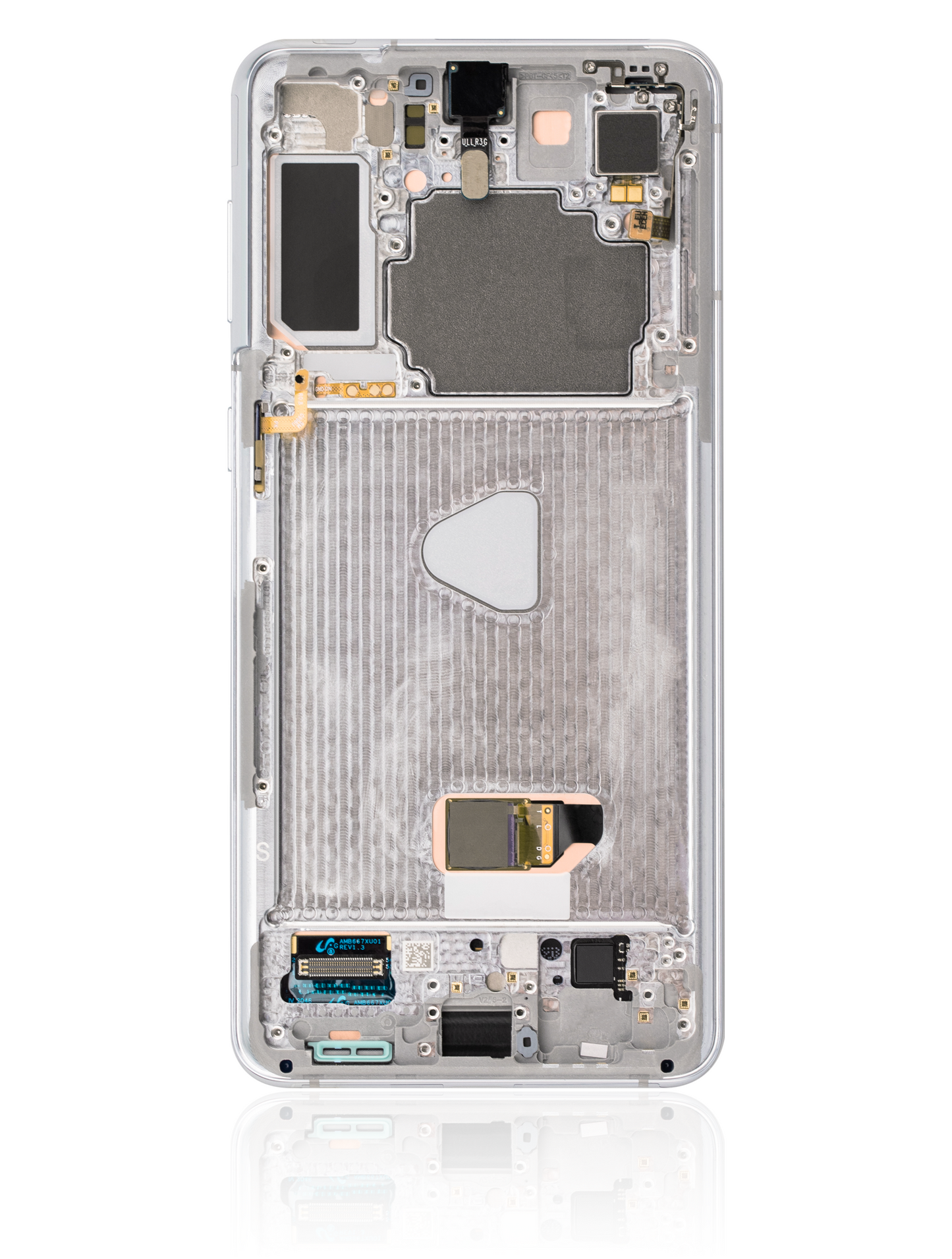 OLED Assembly With Frame For Samsung Galaxy S21 Plus 5G (Refurbished) (Phantom Silver)