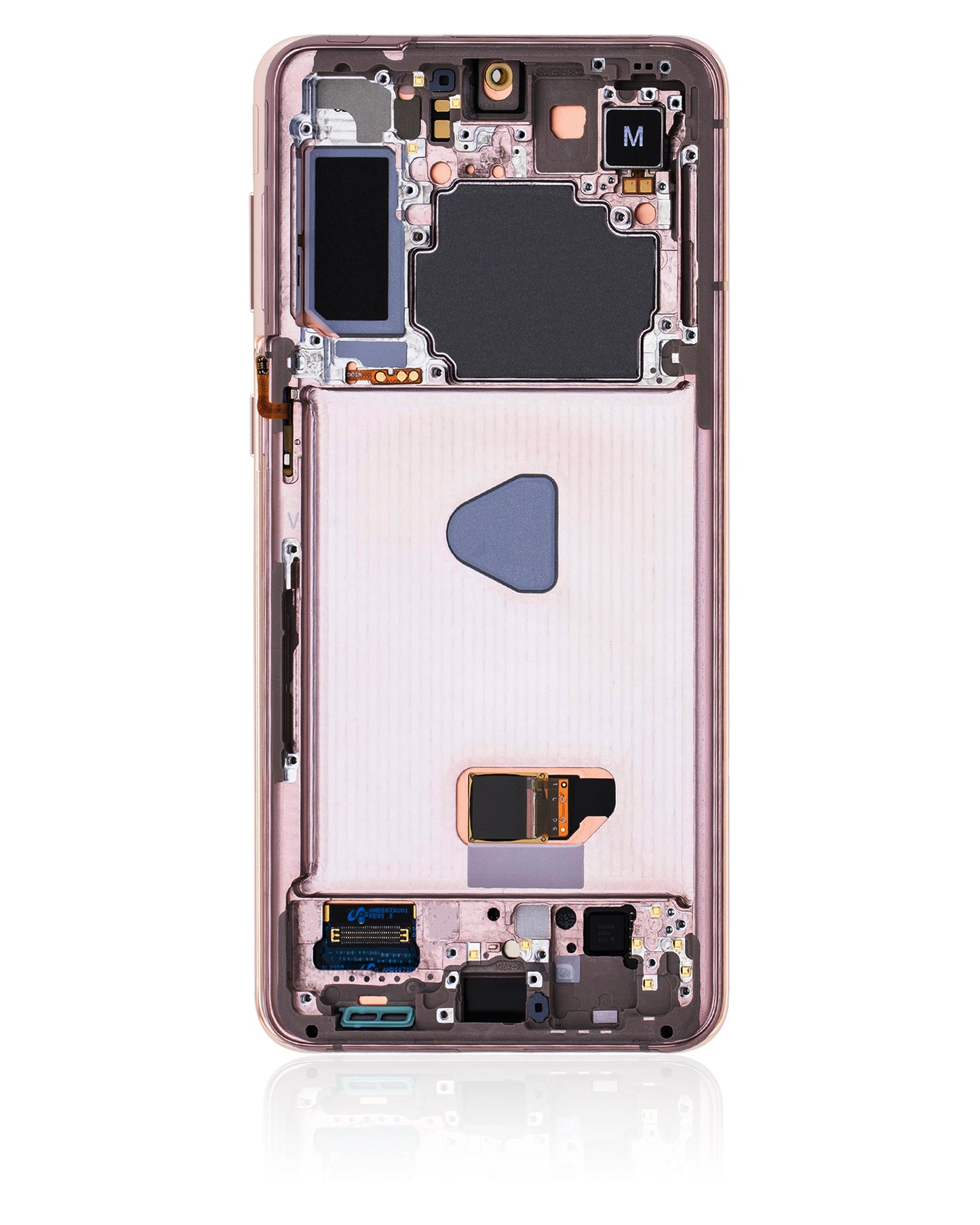 OLED Assembly With Frame For Samsung Galaxy S21 Plus 5G (Refurbished) (Phantom Violet / Pink / Gold)