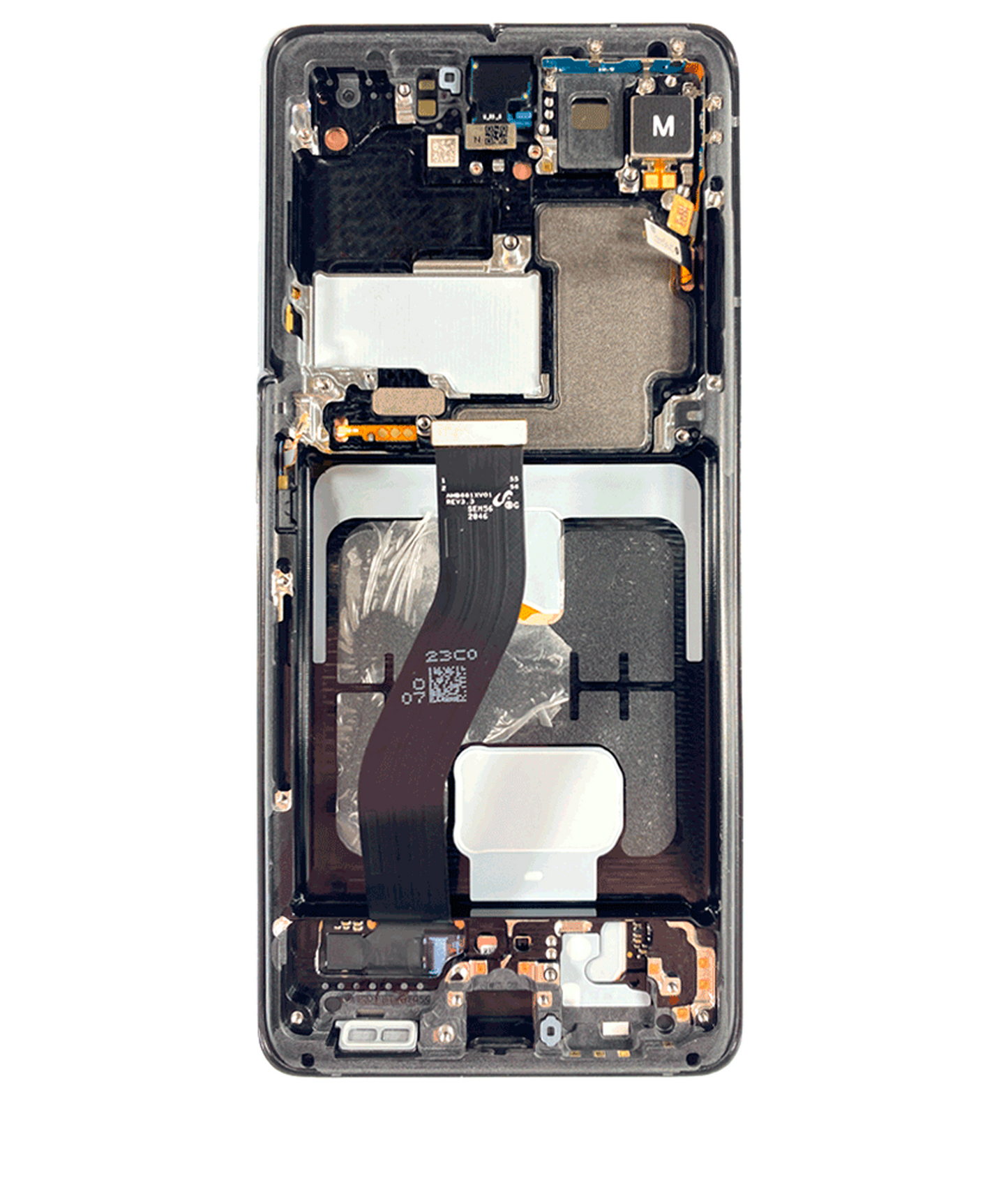 OLED Assembly With Frame For Samsung Galaxy S21 Ultra 5G (Service Pack) (Phantom Black)