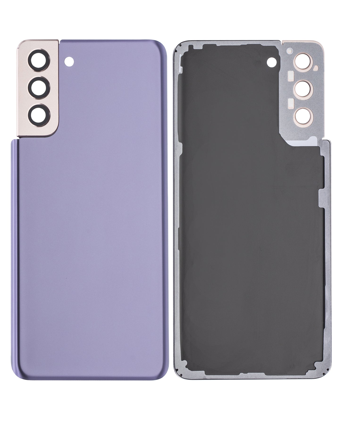 Back Cover Glass With Camera Lens For Samsung Galaxy S21 Plus (Service Pack) (Phantom Violet)