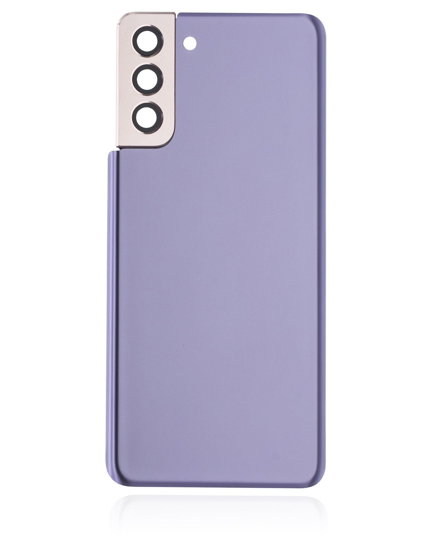 Back Cover Glass With Camera Lens For Samsung Galaxy S21 Plus (No Logo) (Aftermarket Plus) (Phantom Violet)