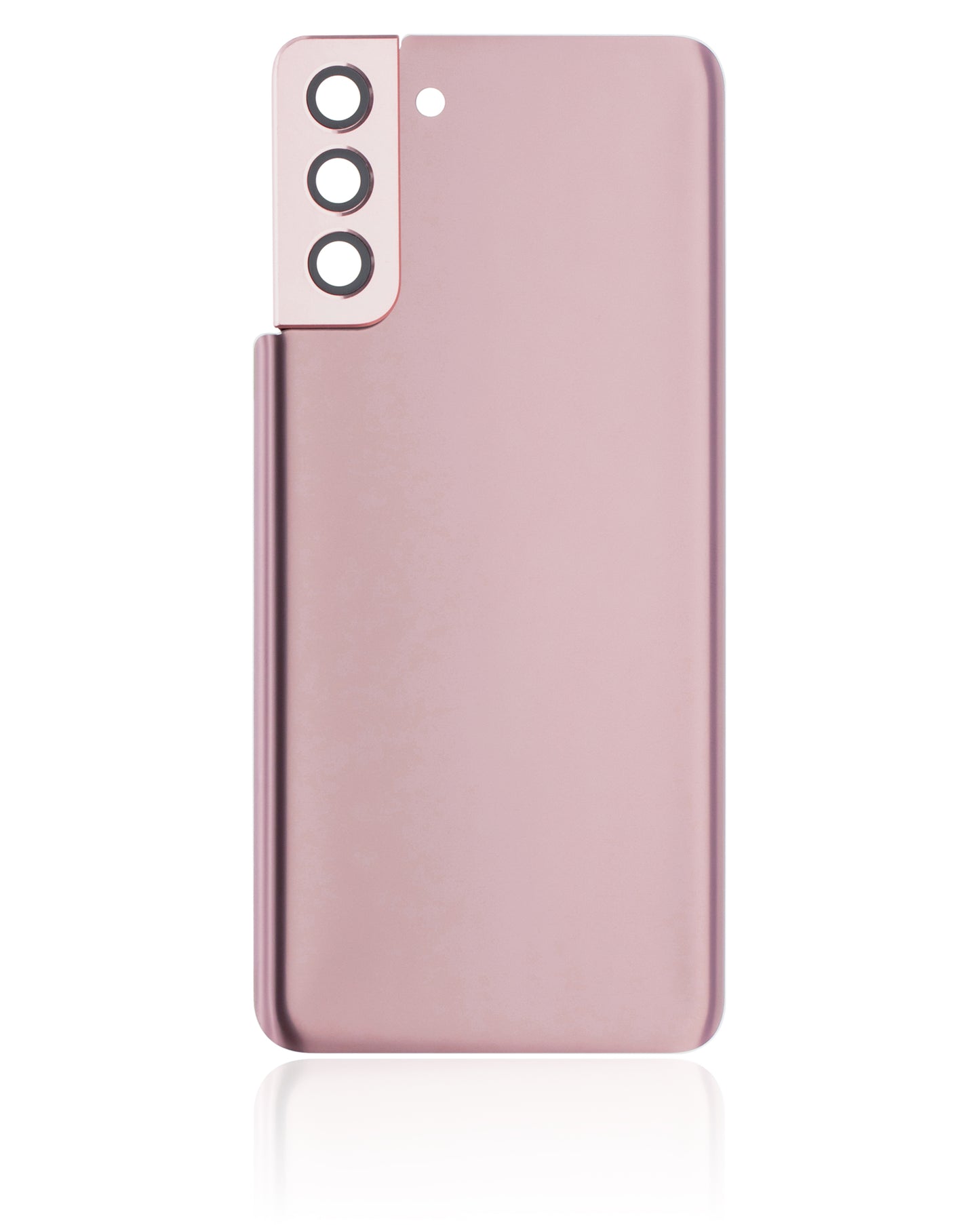 Back Cover Glass With Camera Lens For Samsung Galaxy S21 Plus (No Logo) (Aftermarket Plus) (Phantom Gold)