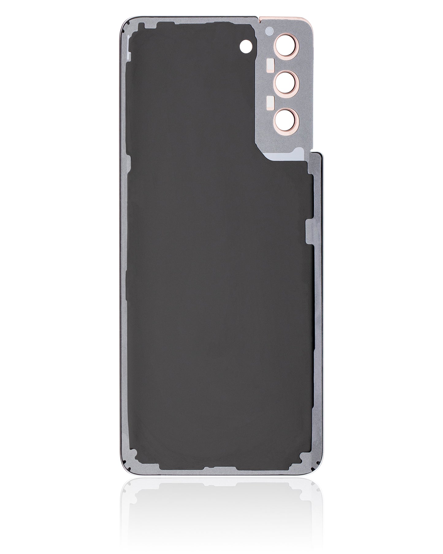 Back Cover Glass With Camera Lens For Samsung Galaxy S21 Plus (No Logo) (Aftermarket Plus) (Phantom Gold)