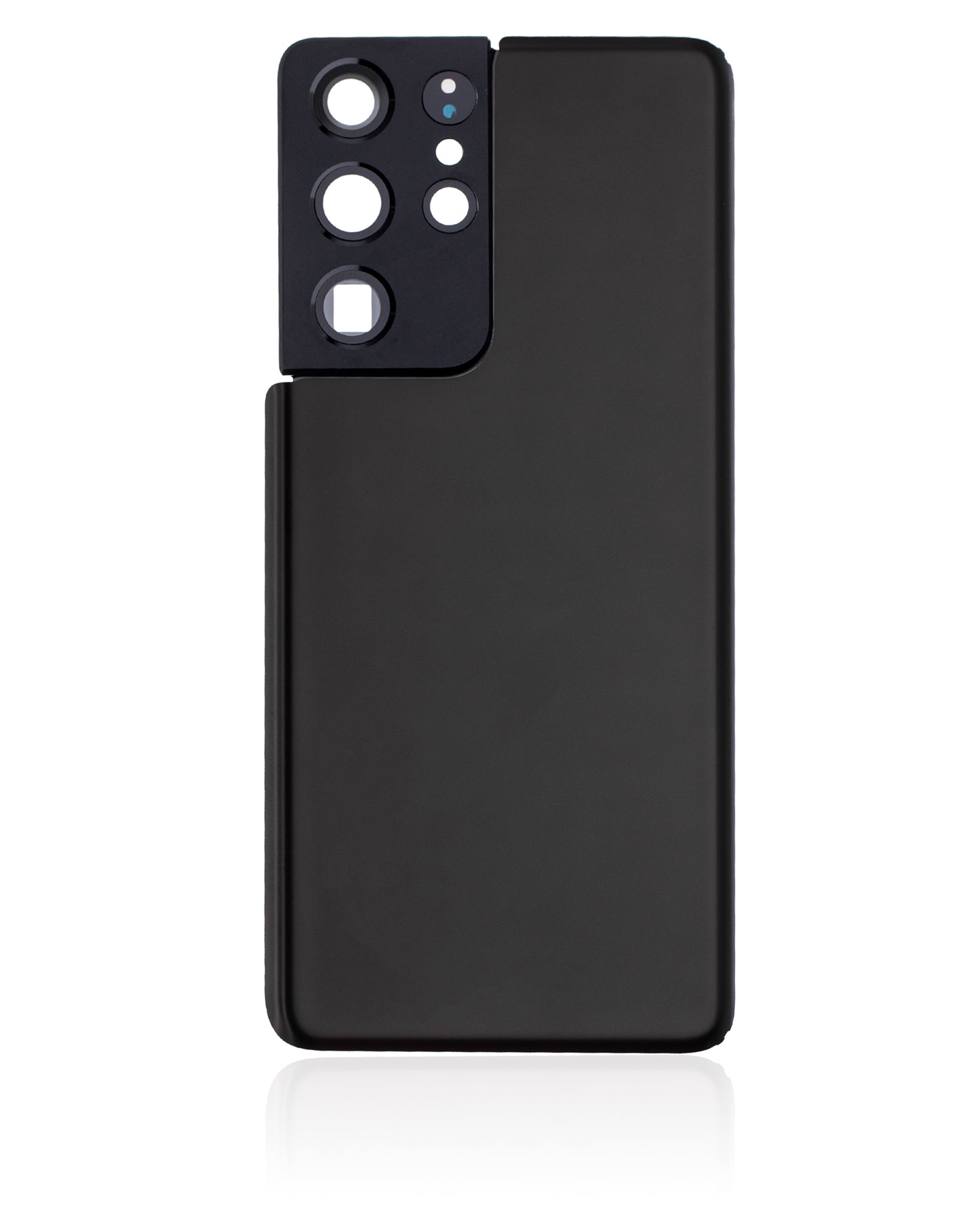 Back Cover Glass With Camera Lens For Samsung Galaxy S21 Ultra (Service Pack) (Phantom Black)