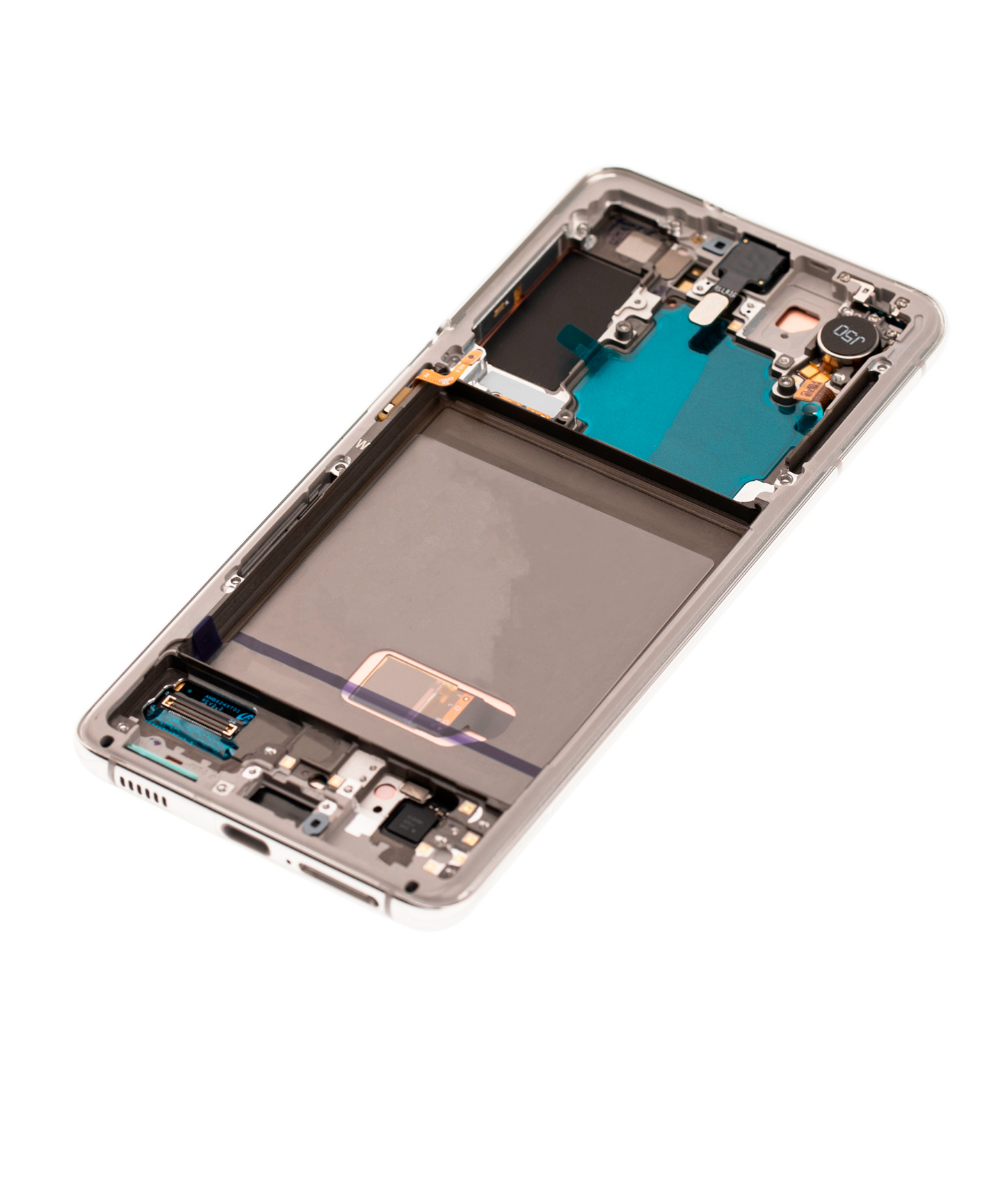 OLED Assembly With Frame For Samsung Galaxy S21 5G (Service Pack) (Phantom White)