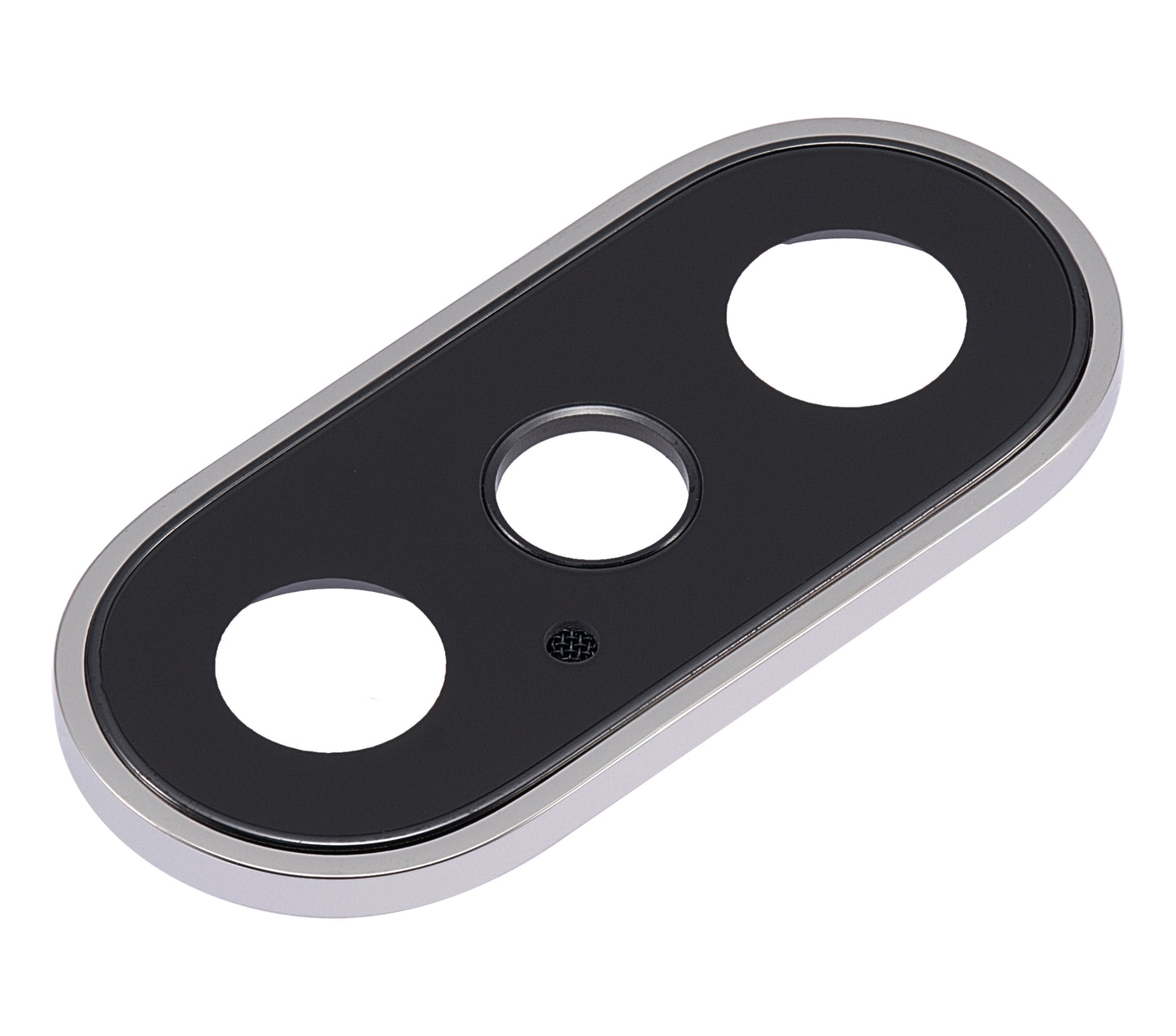 Back Camera Lens With Bracket & Bezel For iPhone XS / XS Max (Silver) (Real Sapphire l Premium) (10 Pack)