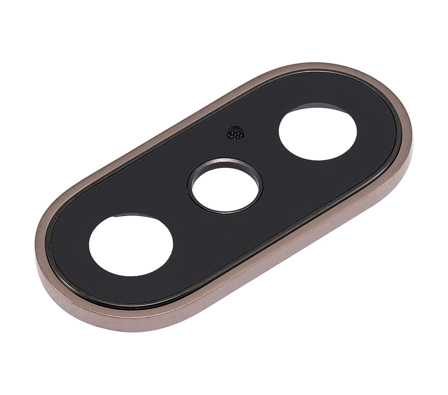 Back Camera Lens With Bracket & Bezel For iPhone XS / XS Max (Gold) (Real Sapphire l Premium) (10 Pack)
