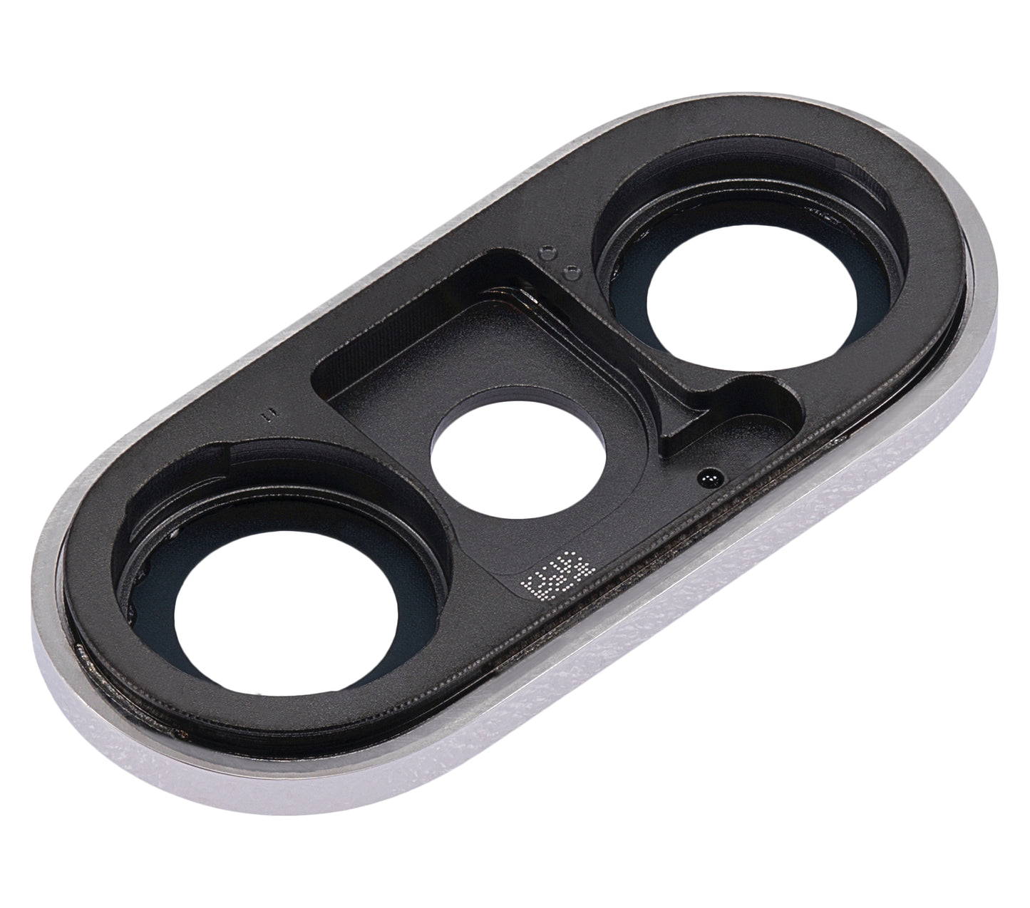 Back Camera Lens With Bracket & Bezel For iPhone XS / XS Max (Aftermarket Plus) (Silver) (10 Pack)