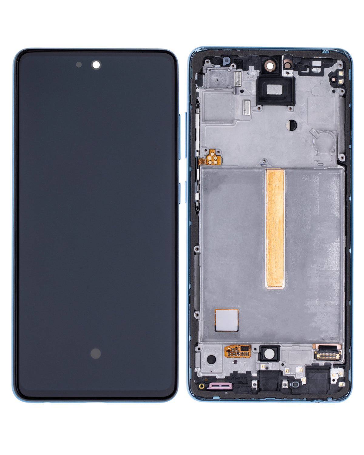 OLED Assembly With Frame For Samsung Galaxy A52 4G (A525 / 2021) / A52 5G (A526 / 2021) / A52S 5G (A528 / 2021) (Service Pack) (Awesome Blue) - product image 6