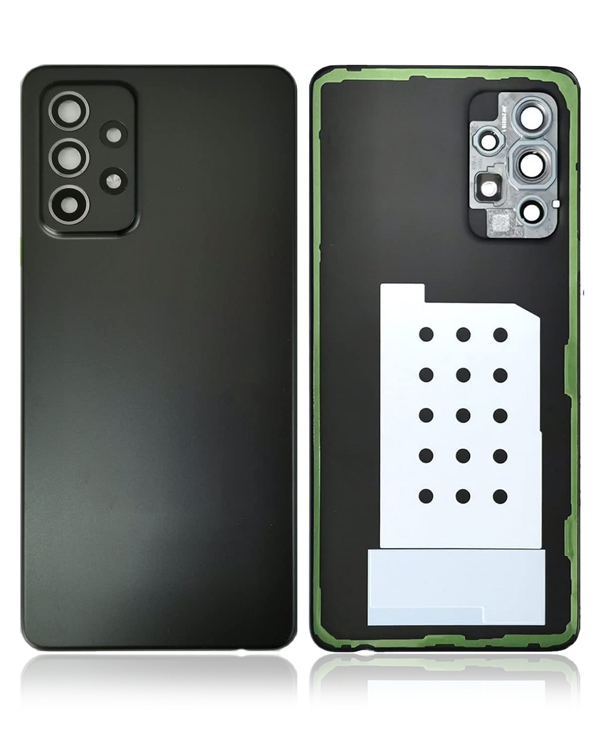 Back Cover Glass For Samsung Galaxy A52 5G (A526 / 2021) (Aftermarket Plus) (Awesome Black) - product image 8