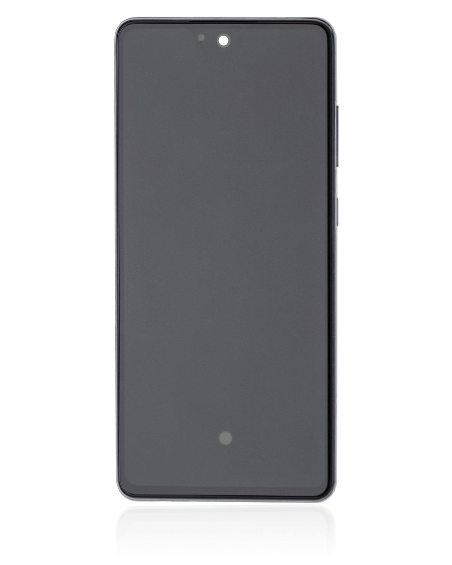 OLED Assembly With Frame For Samsung A72 (A725 / 2021) (Refurbished) (Awesome Black)