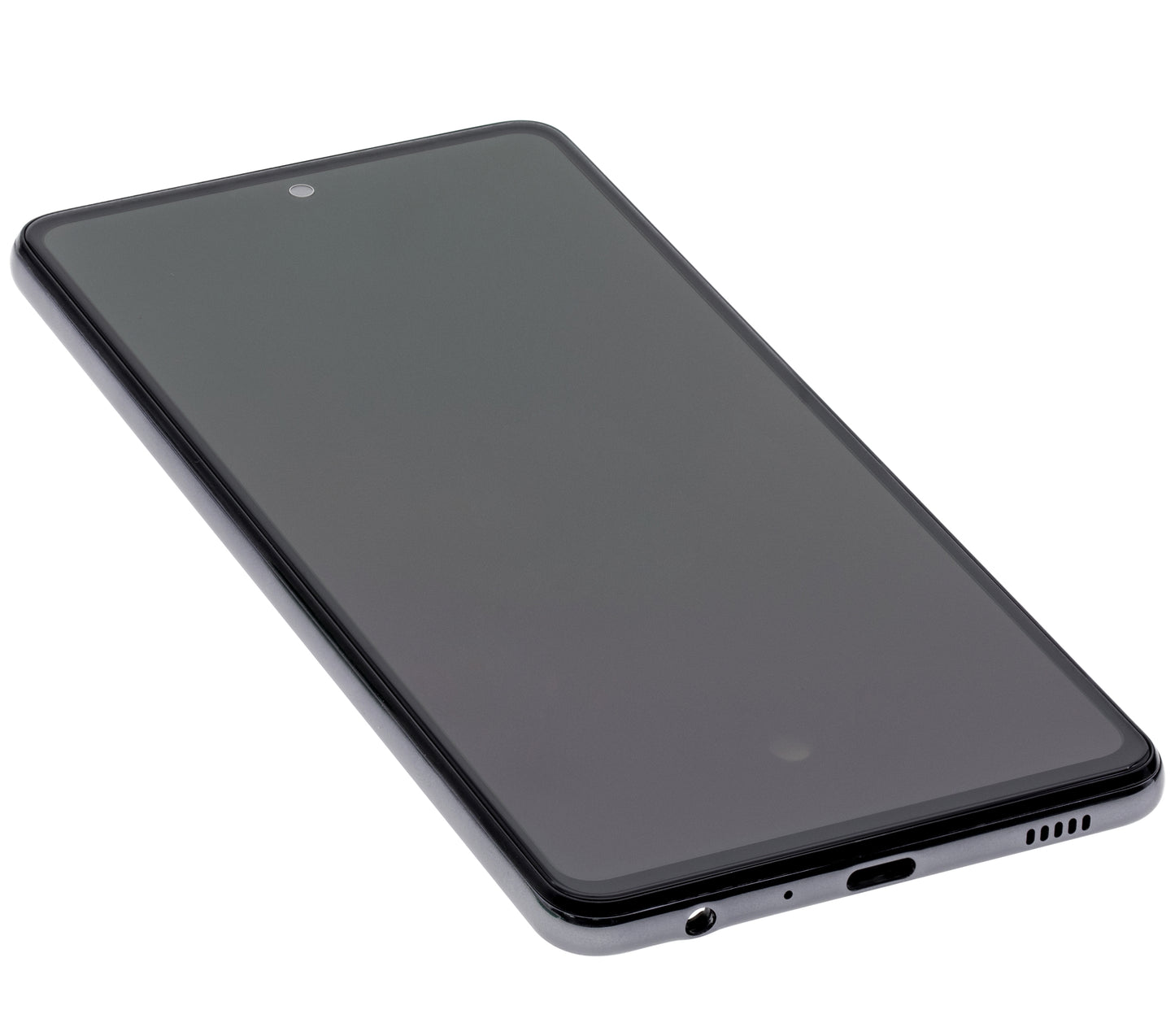 OLED Assembly With Frame For Samsung A72 (A725 / 2021) (Refurbished) (Awesome Black)