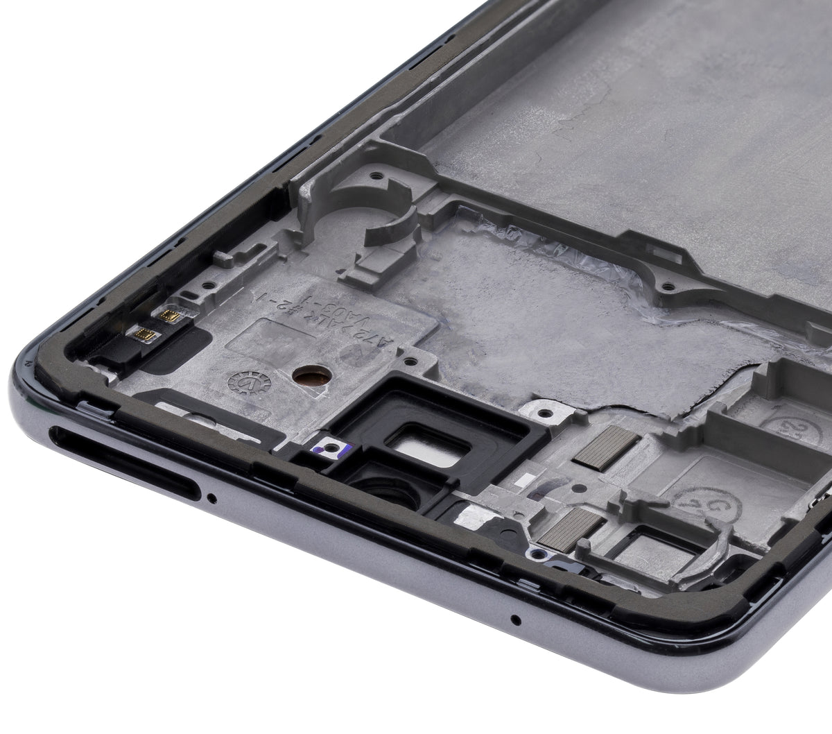 OLED Assembly With Frame For Samsung Galaxy A72 (A725 / 2021) (Service Pack) (Awesome Black) - product image 2