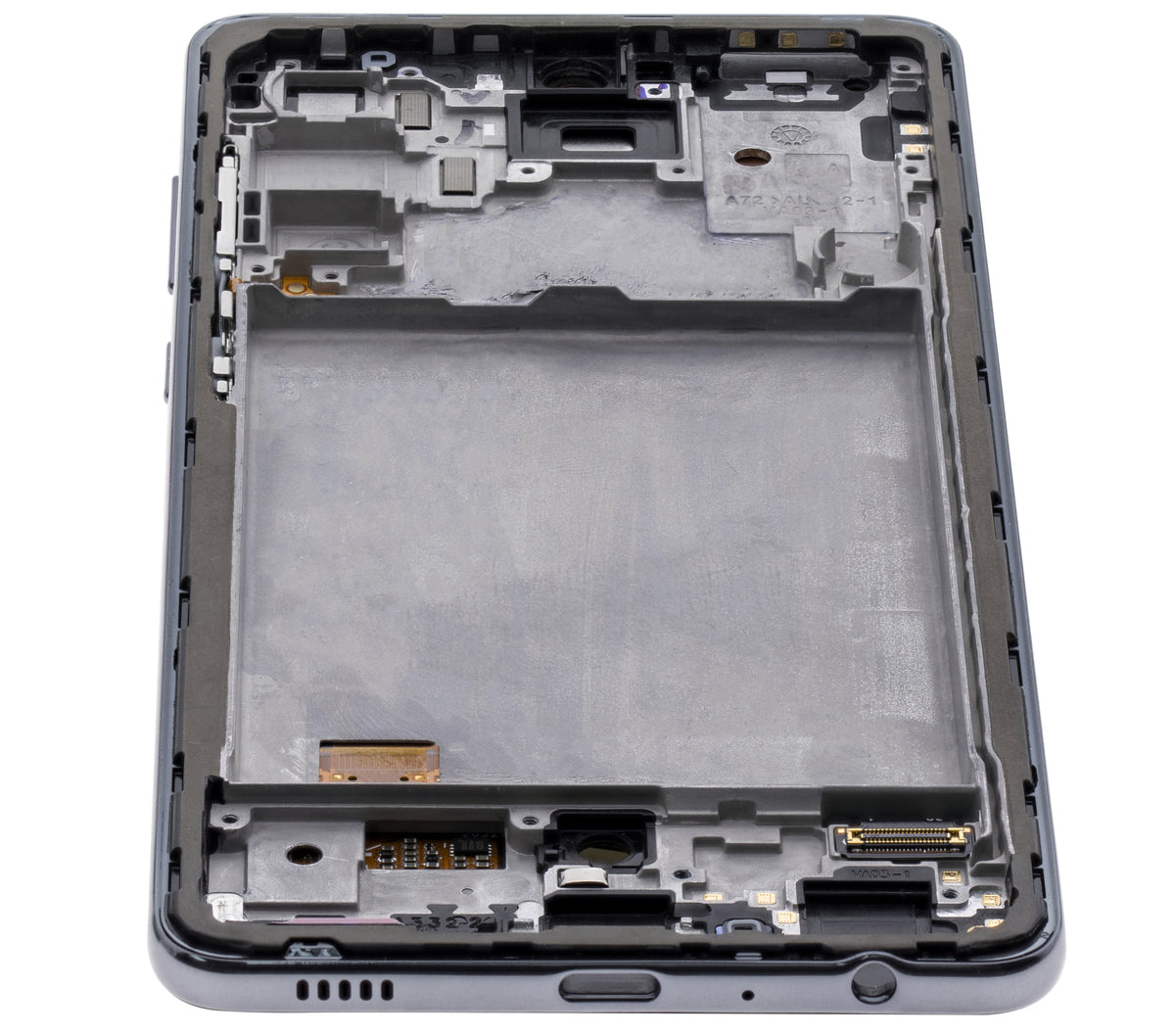 OLED Assembly With Frame For Samsung Galaxy A72 (A725 / 2021) (Service Pack) (Awesome Black) - product image 4