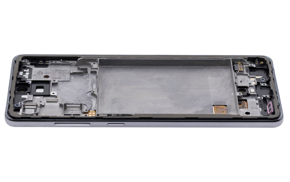 OLED Assembly With Frame For Samsung Galaxy A72 (A725 / 2021) (Service Pack) (Awesome Black) - product image 5