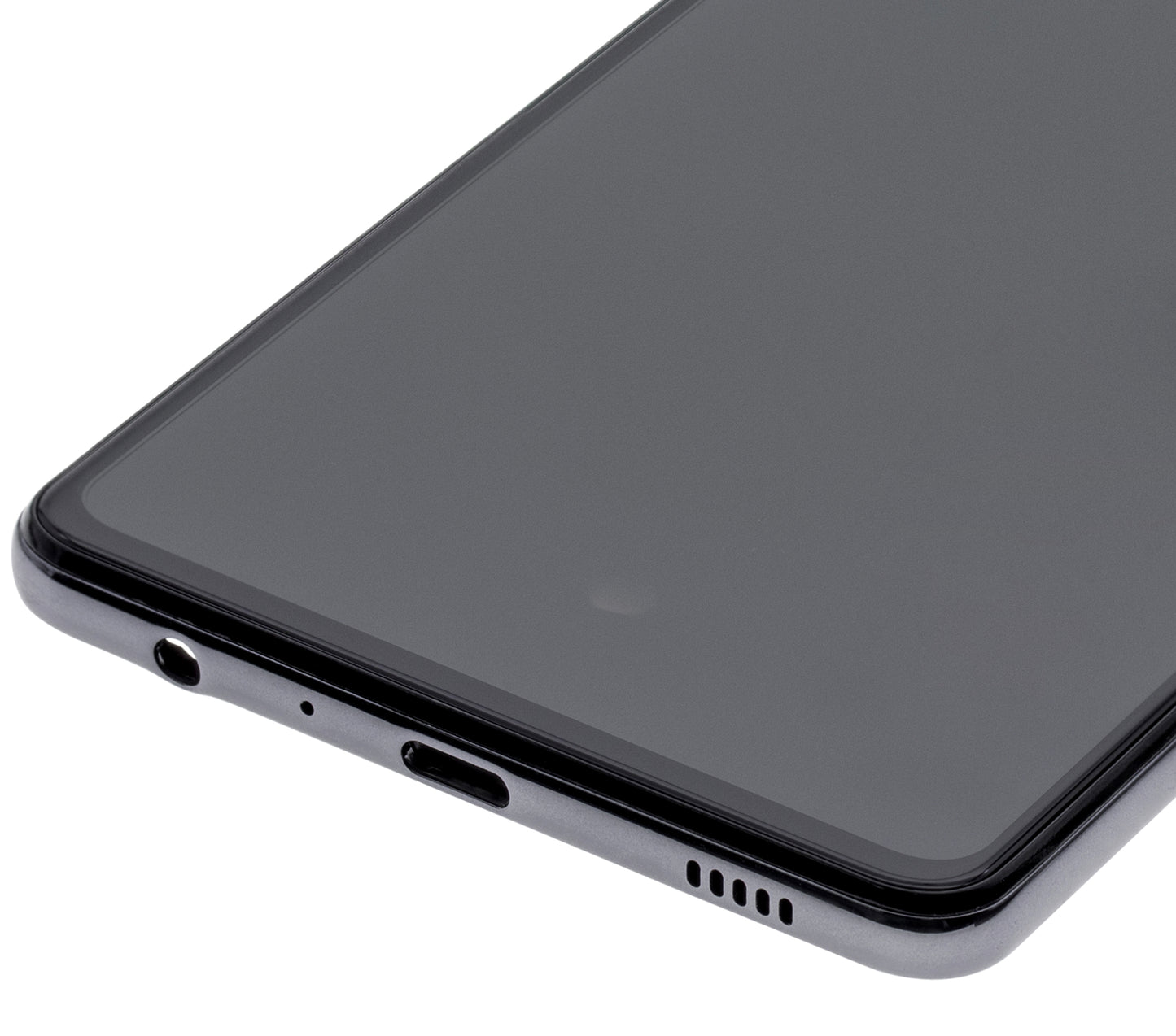 OLED Assembly With Frame For Samsung A72 (A725 / 2021) (Service Pack) (Awesome Black)