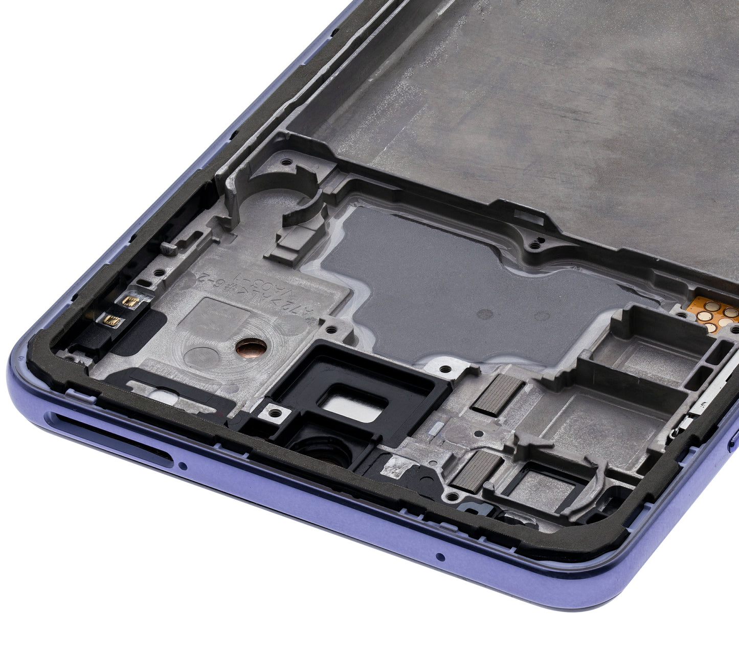 OLED Assembly With Frame For Samsung Galaxy A72 (A725 / 2021) (Service Pack) (Awesome Violet)