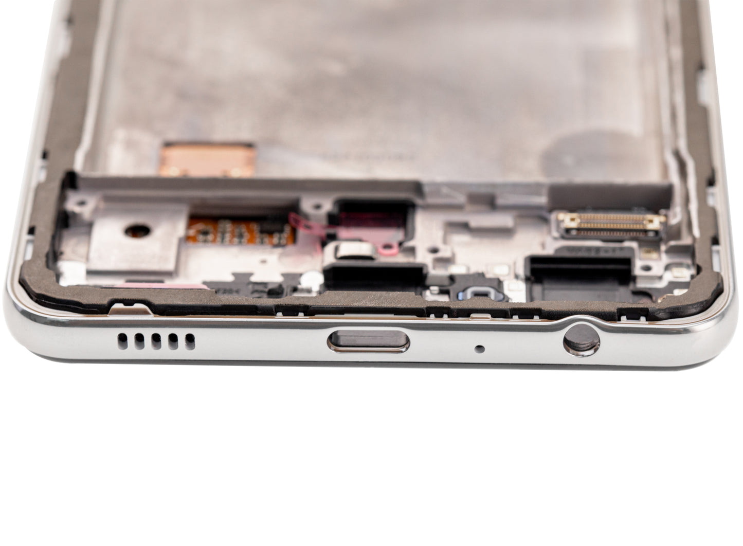 OLED Assembly With Frame For Samsung Galaxy A72 (A725 / 2021) (Service Pack) (Awesome White)