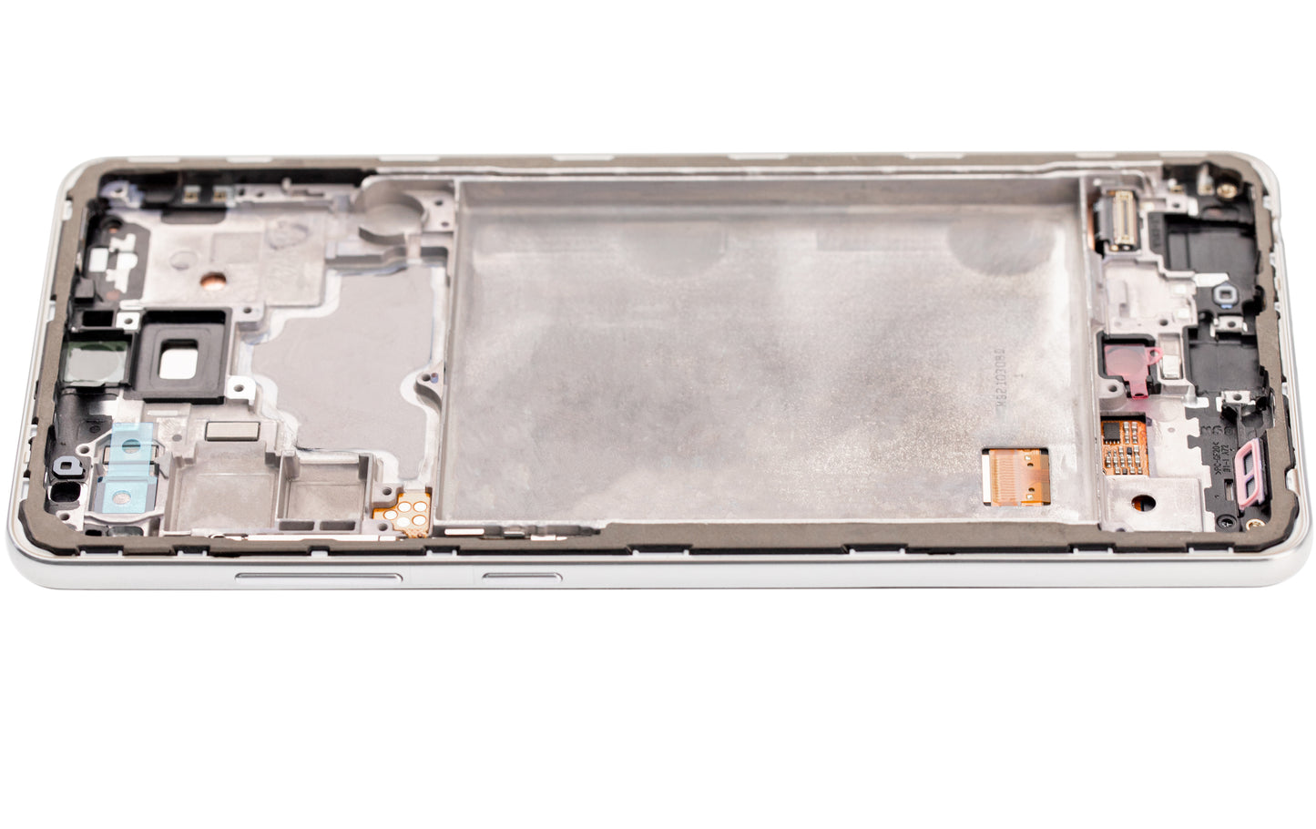 OLED Assembly With Frame For Samsung Galaxy A72 (A725 / 2021) (Service Pack) (Awesome White)