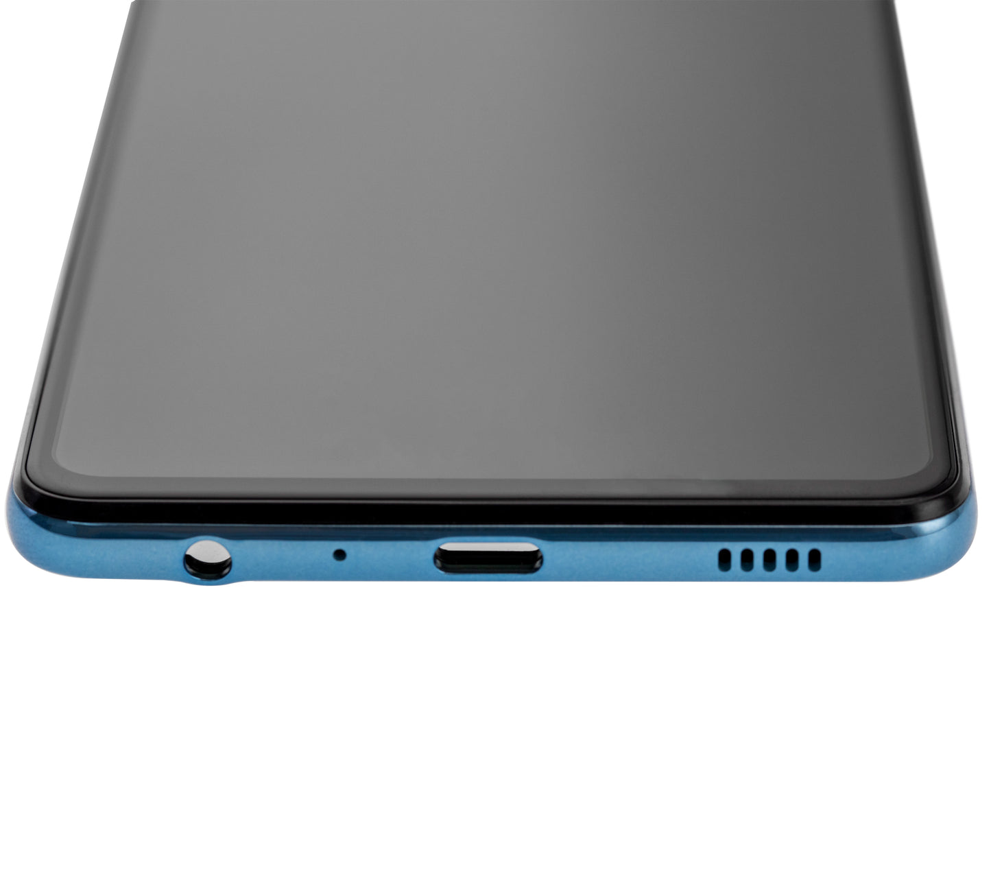 OLED Assembly With Frame For Samsung A72 (A725 / 2021) (Service Pack) (Awesome Blue)