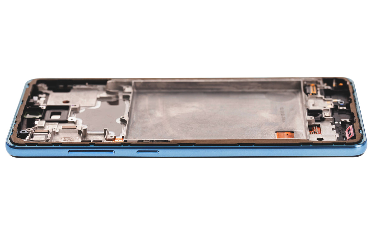 OLED Assembly With Frame For Samsung Galaxy A72 (A725 / 2021) (Service Pack) (Awesome Blue) - product image 4