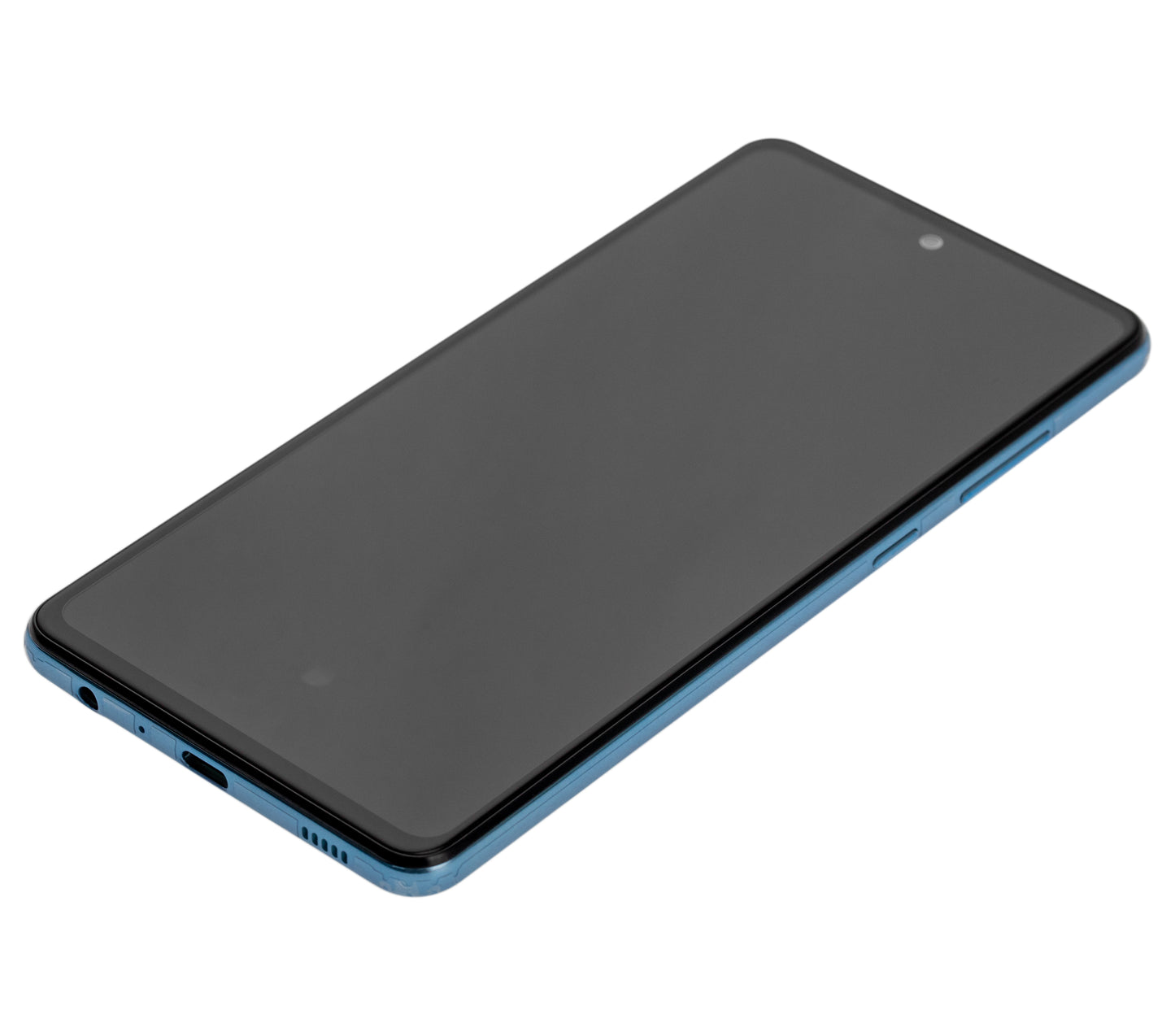 OLED Assembly With Frame For Samsung A72 (A725 / 2021) (Service Pack) (Awesome Blue)