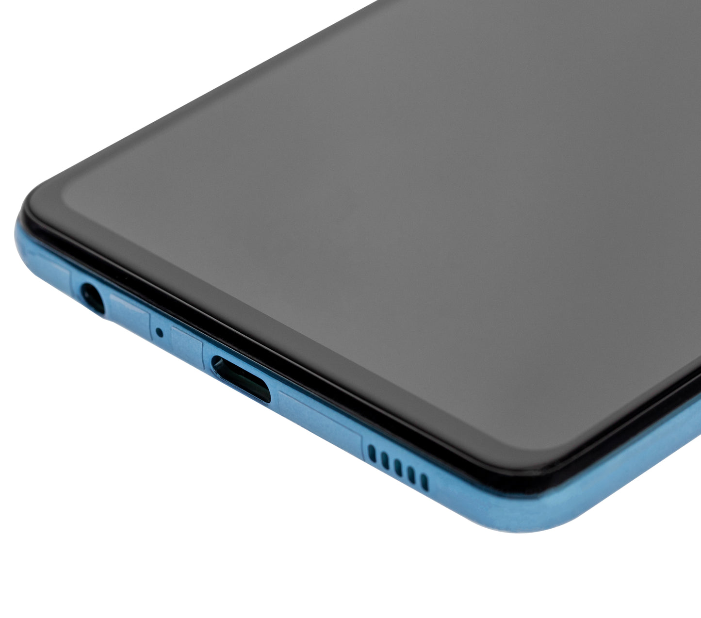 OLED Assembly With Frame For Samsung A72 (A725 / 2021) (Service Pack) (Awesome Blue)